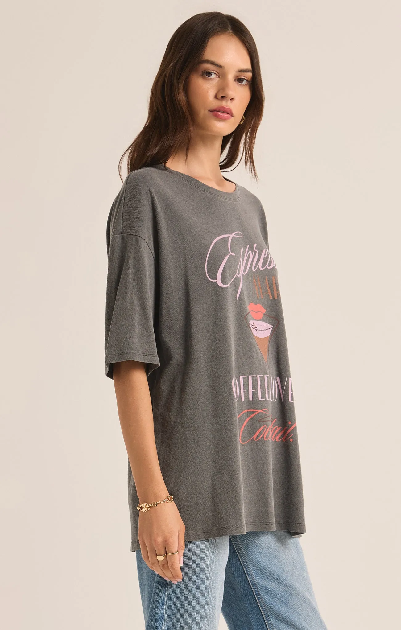 Espresso Martini SoCal Oversized Tee sold by Z Supply product image thumbnail 3