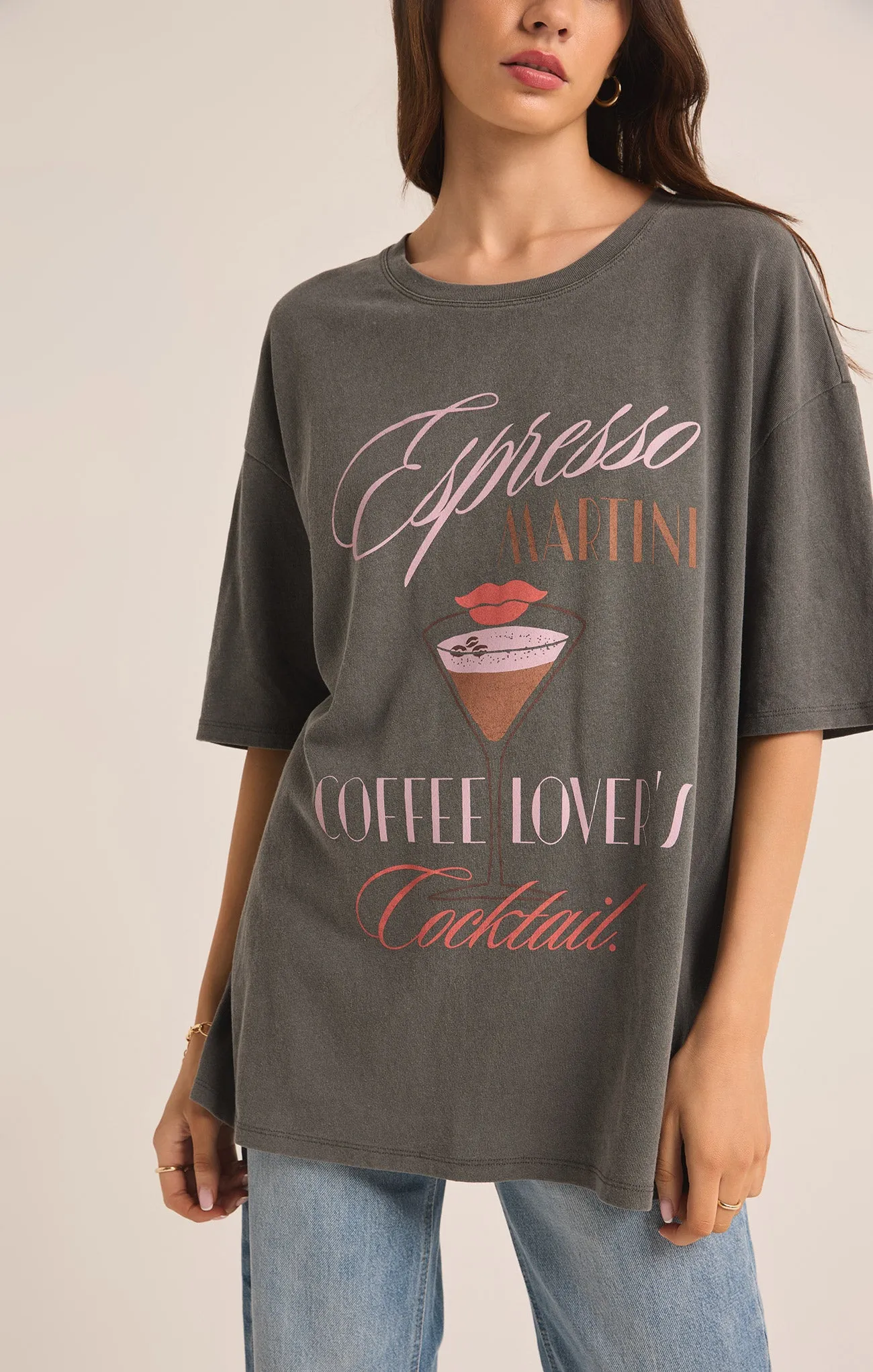 Espresso Martini SoCal Oversized Tee sold by Z Supply product image thumbnail 4