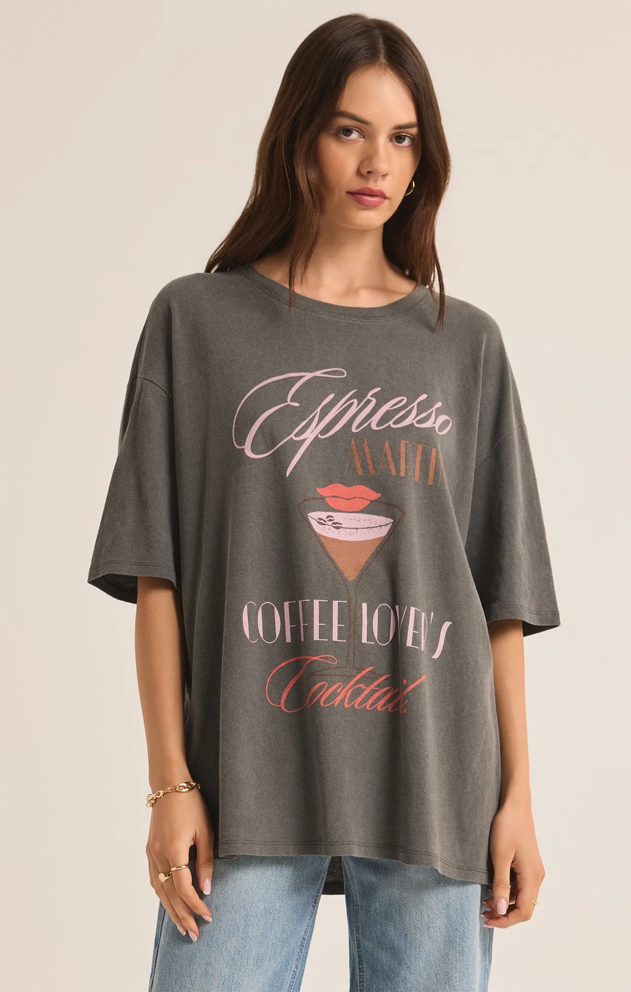 Espresso Martini SoCal Oversized Tee sold by Z Supply