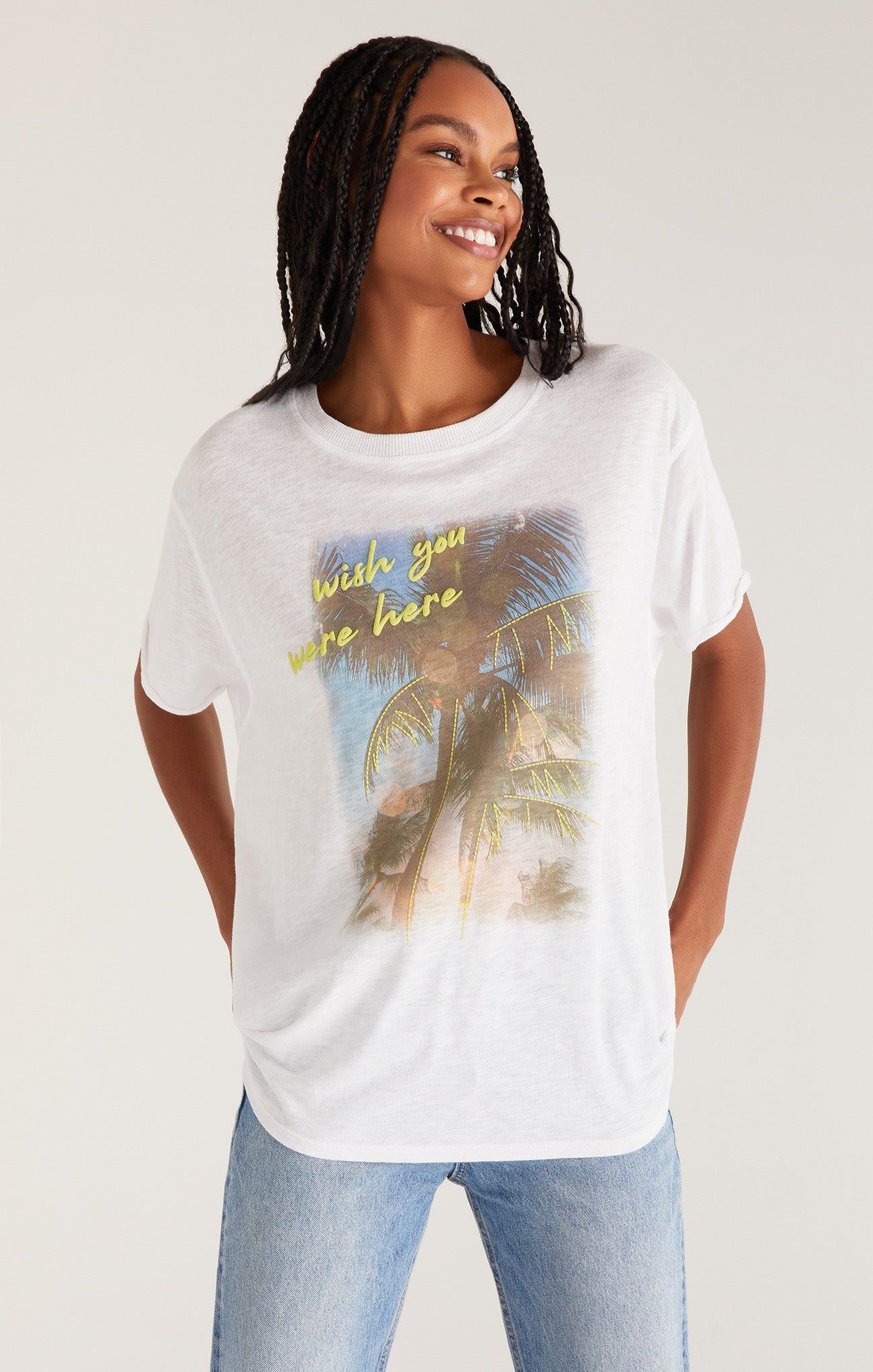 Oversized Palm Tee sold by Z Supply