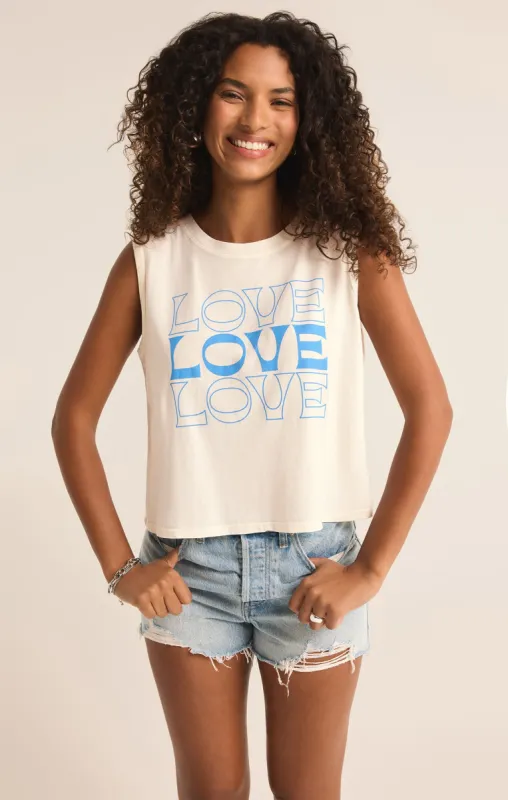 Love Love Love La Mer Tank sold by Z Supply