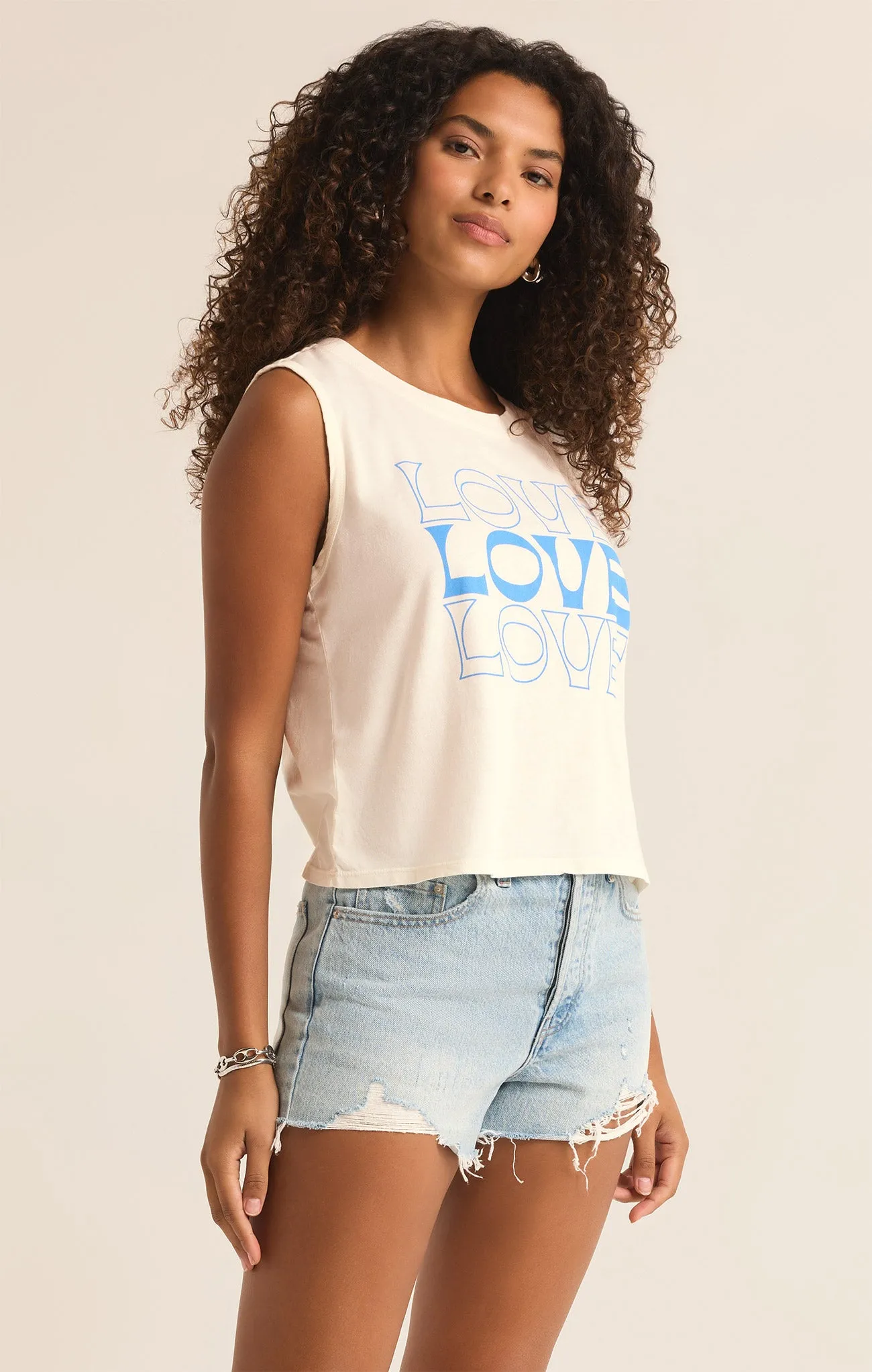 Love Love Love La Mer Tank sold by Z Supply product image thumbnail 3
