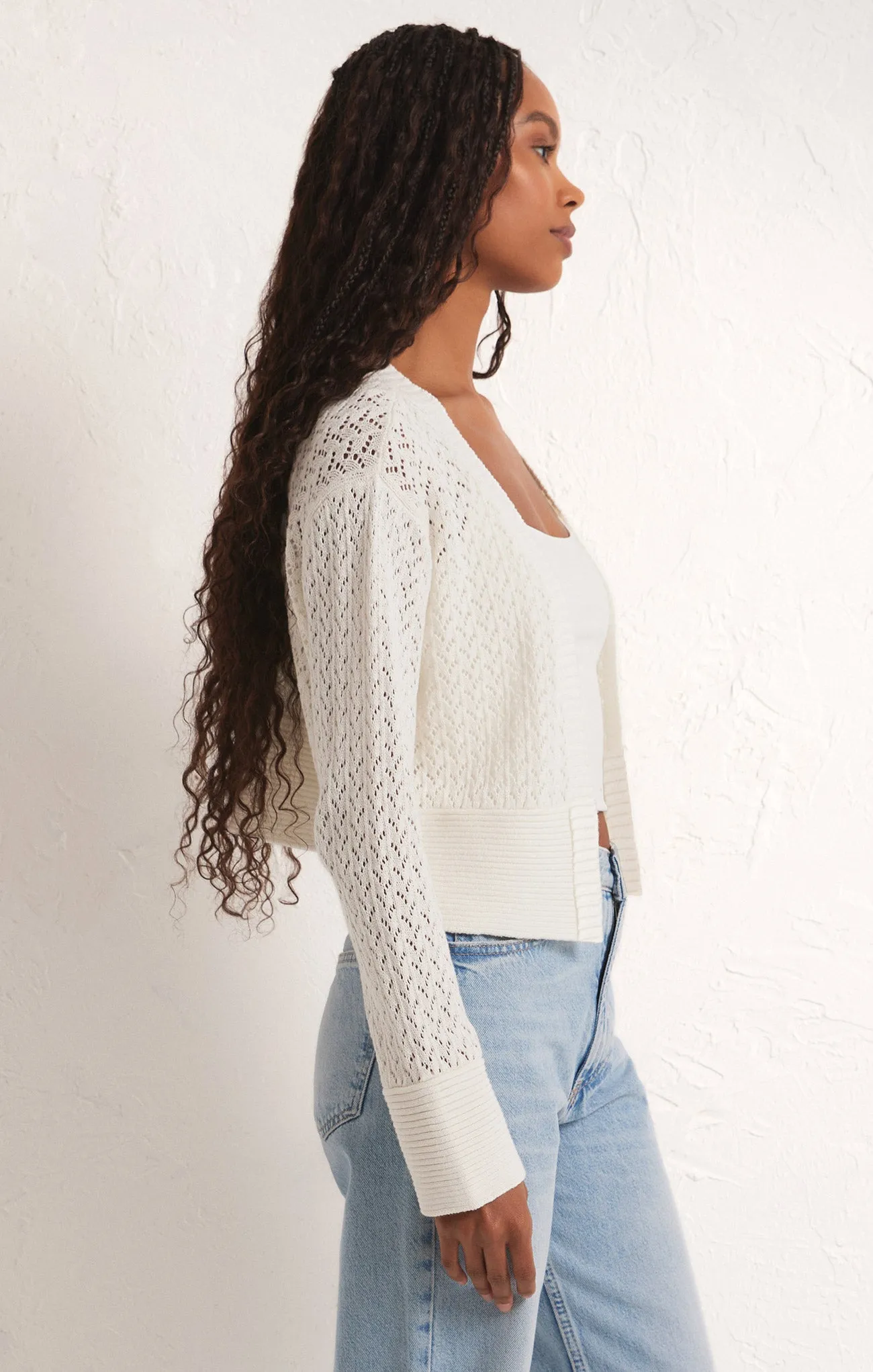 Kapa Pointelle Cardigan sold by Z Supply product image thumbnail 3