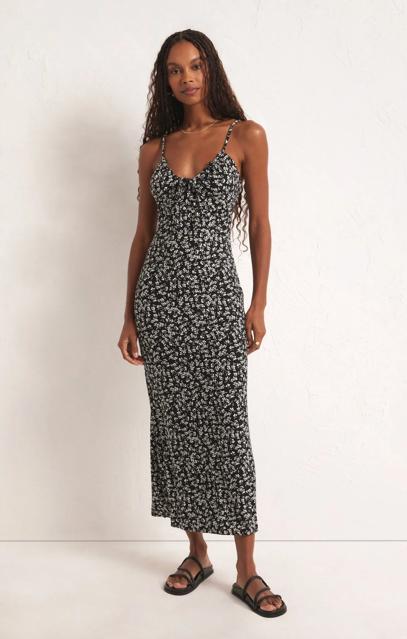 Melinda Gia Ditsy Midi Dress sold by Z Supply
