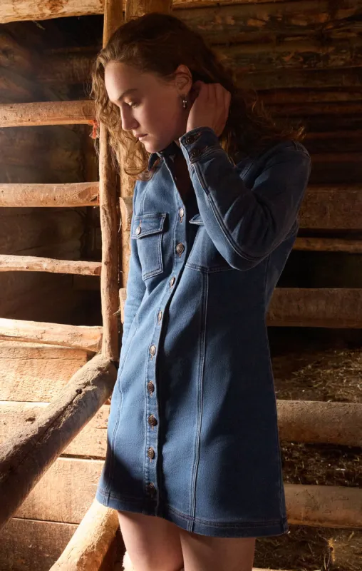 Candice Knit Denim Mini Dress sold by Z Supply