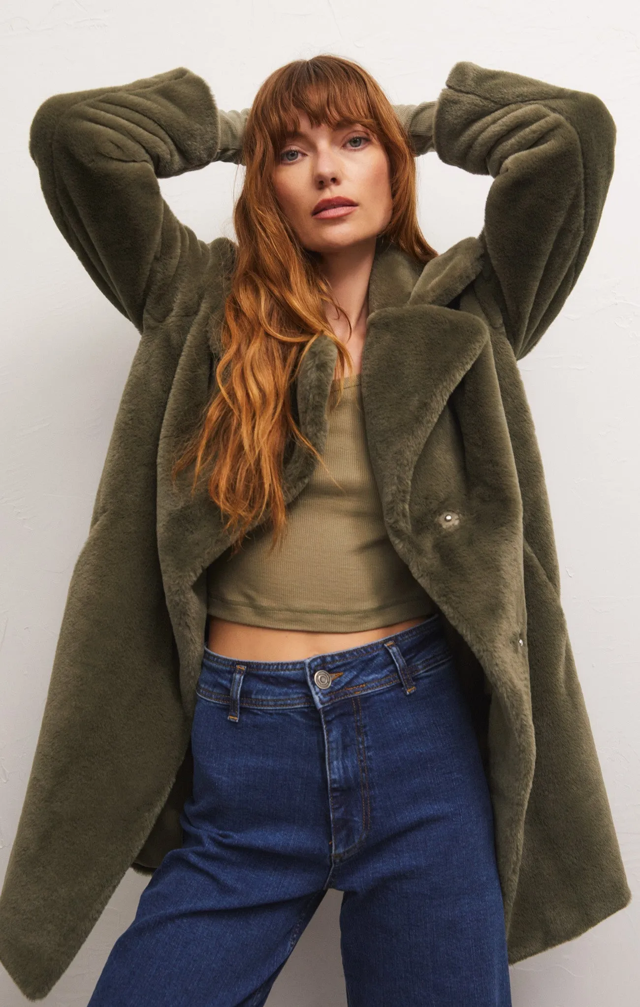 Jewel Faux Fur Coat sold by Z Supply product image thumbnail 4