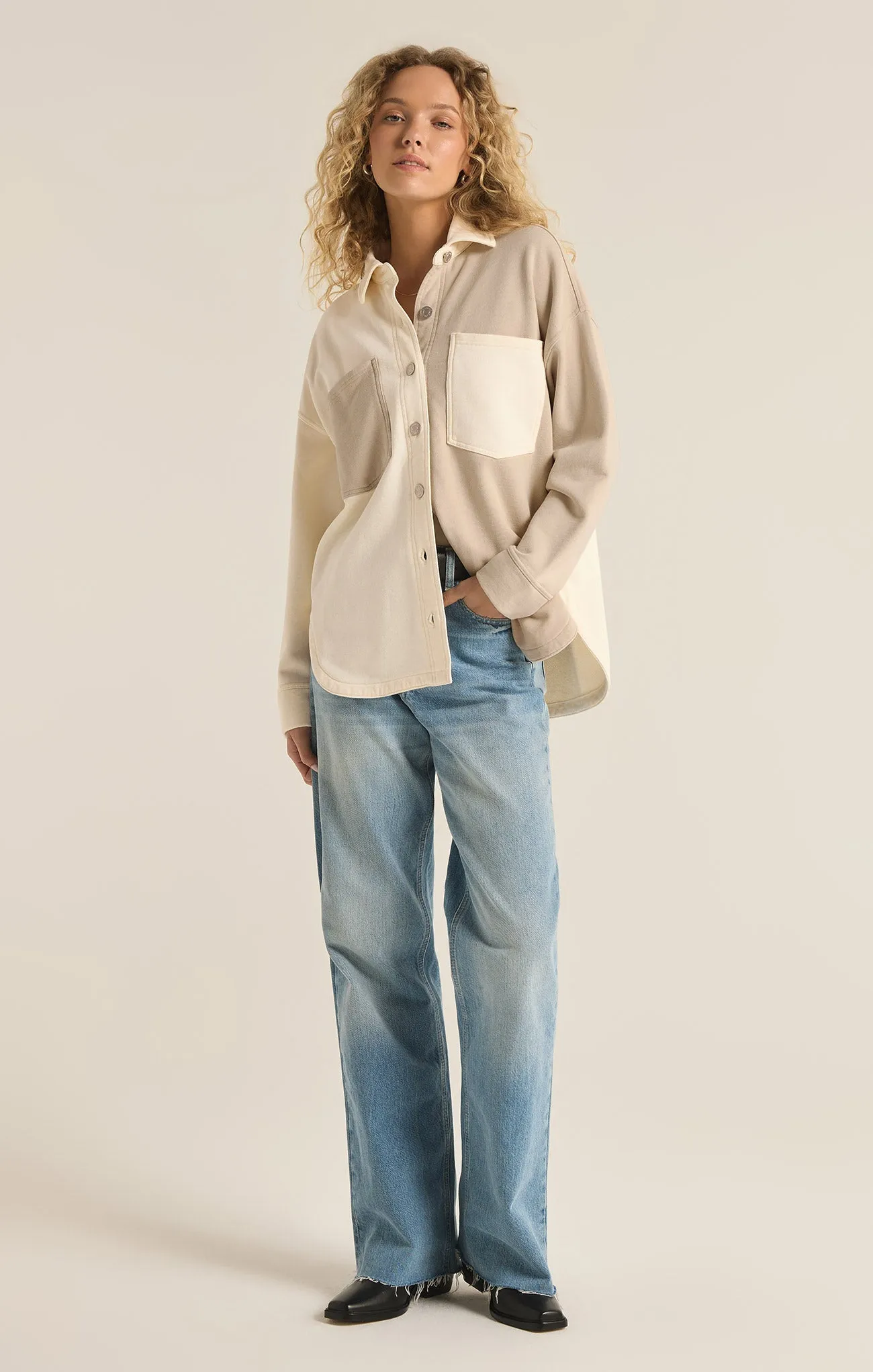 All Day Color Block Jacket sold by Z Supply product image thumbnail 4