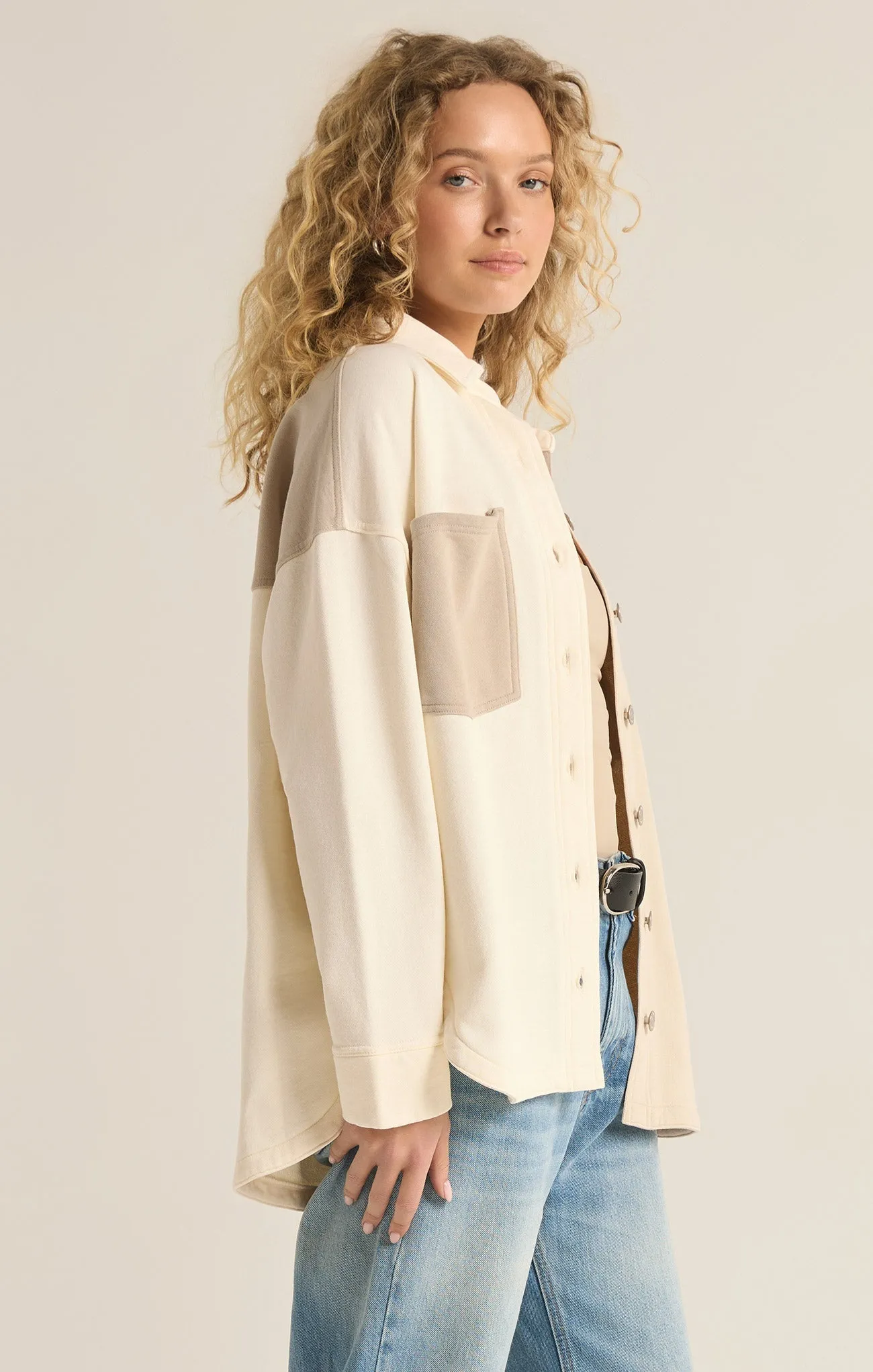 All Day Color Block Jacket sold by Z Supply product image thumbnail 3