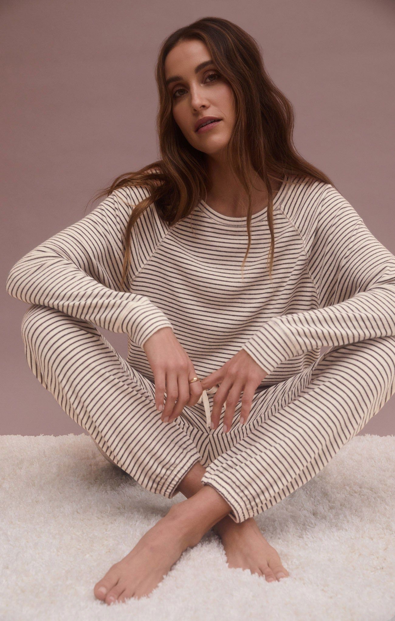 Lounge Stripe Jogger sold by Z Supply product image thumbnail 5