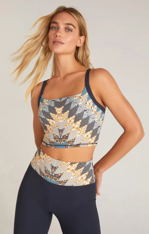 Golden Rib Quilt Sports Bra sold by Z Supply