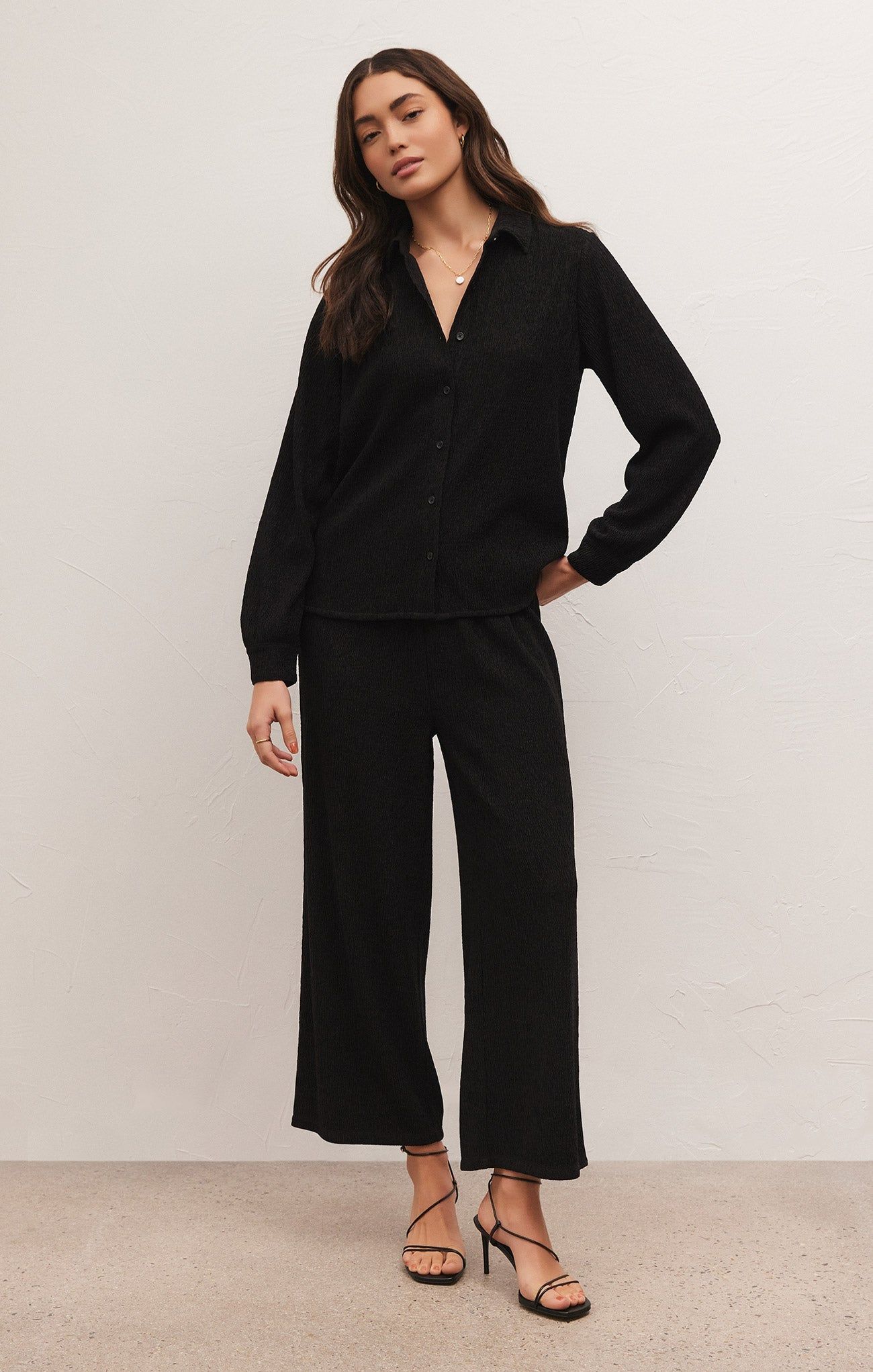 Lyrical Crinkle Knit Shirt sold by Z Supply product image thumbnail 4