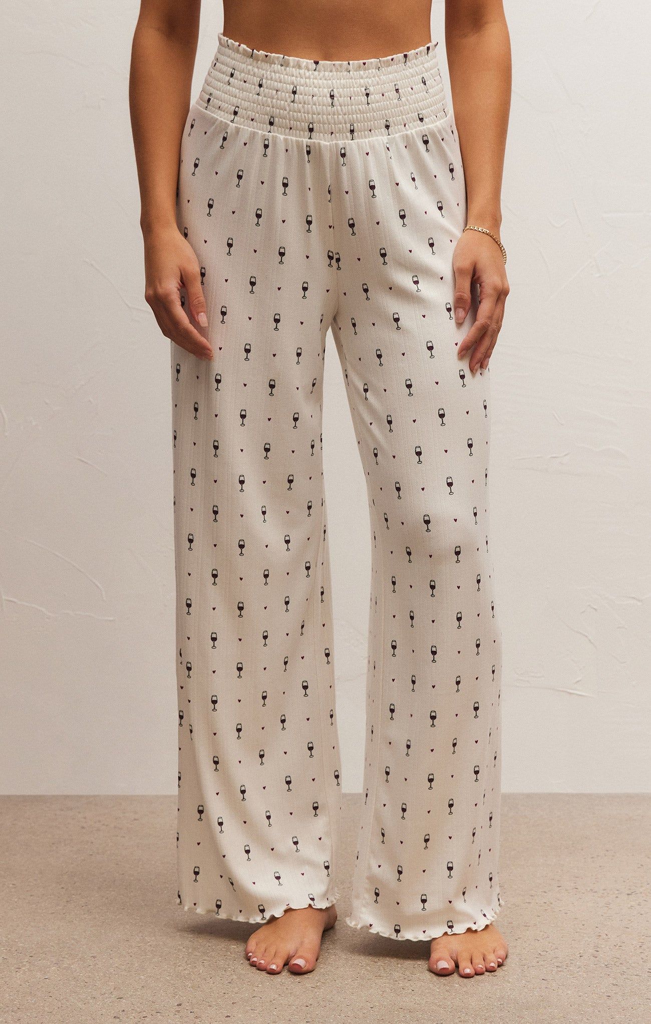 Cheers to Wine Dawn Pant sold by Z Supply