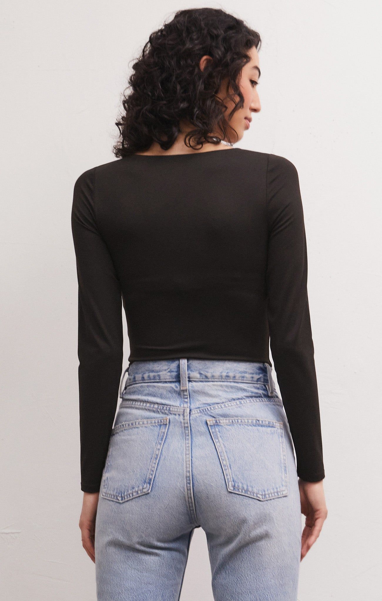 So Smooth V-Neck Bodysuit sold by Z Supply product image thumbnail 2