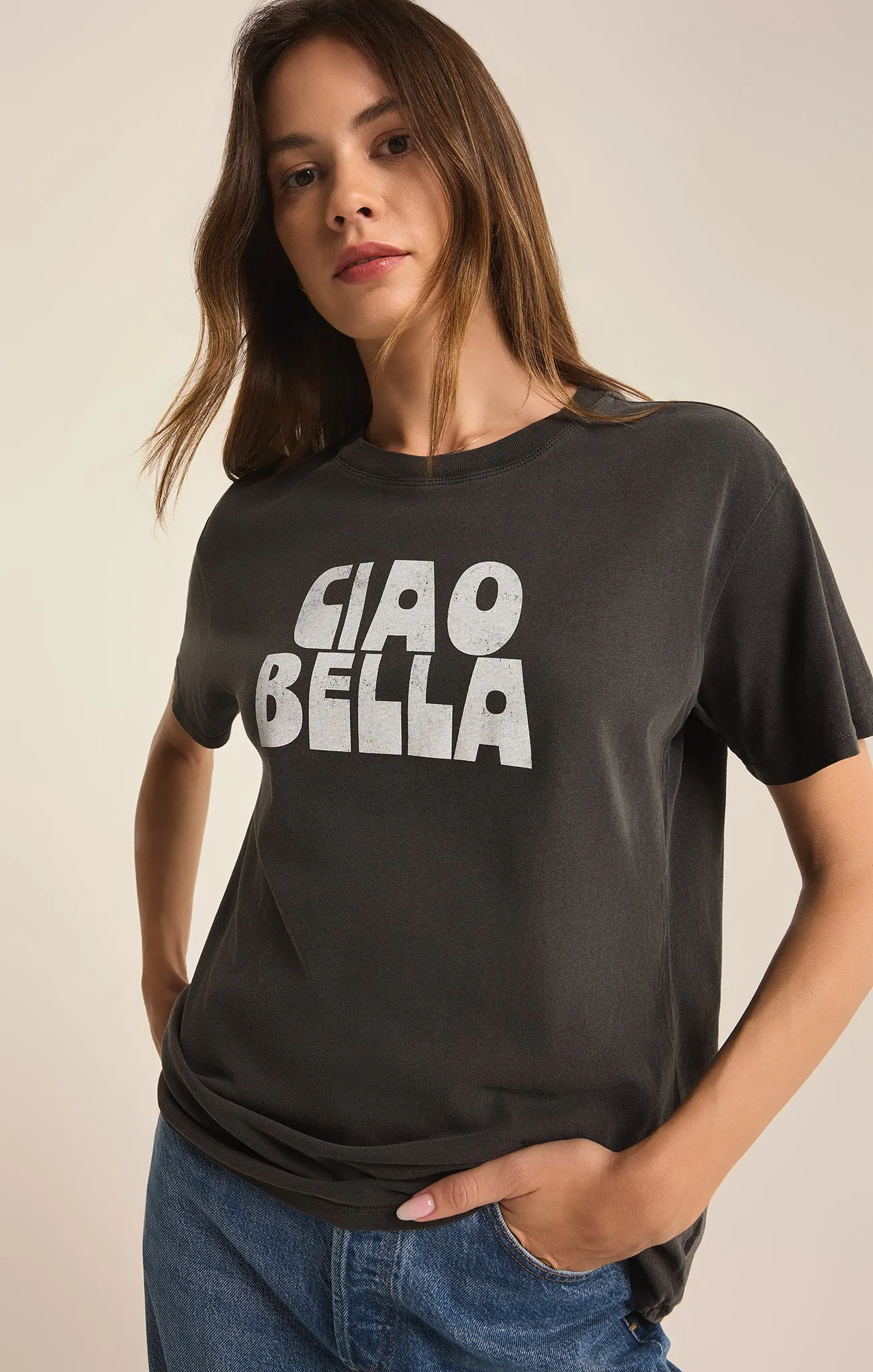 Ciao Boyfriend Tee sold by Z Supply product image thumbnail 5