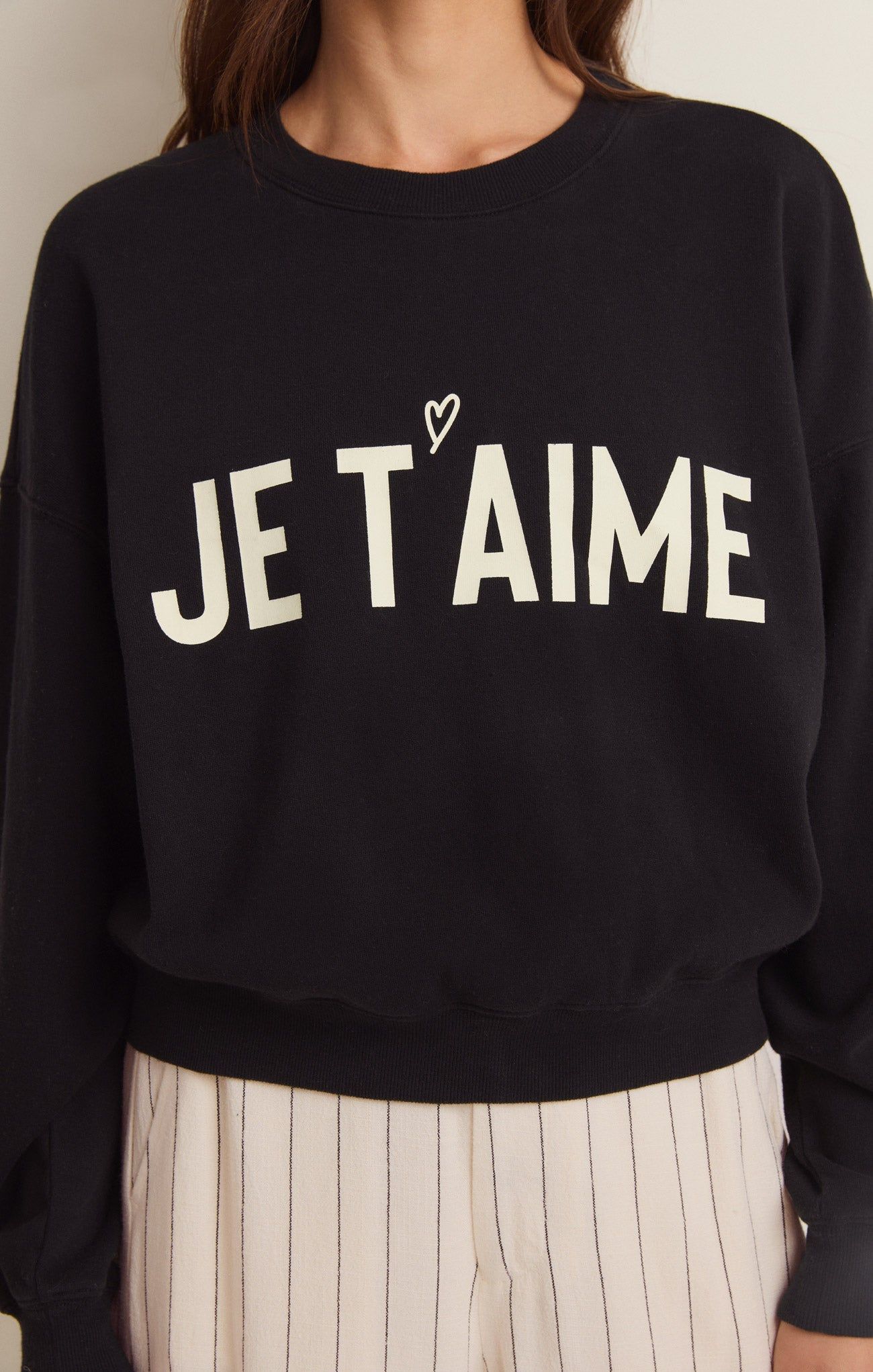 Je Taime Sweashirt sold by Z Supply product image thumbnail 5