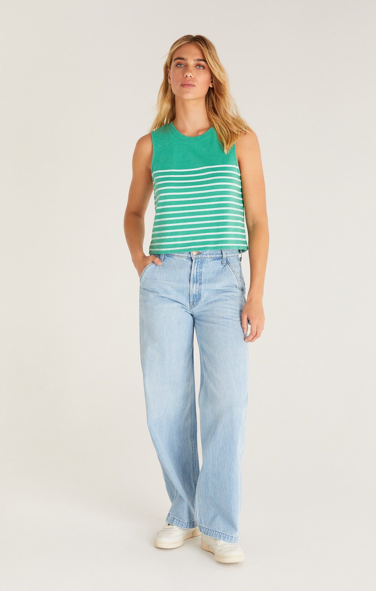 Sloane Stripe Terry Tank sold by Z Supply product image thumbnail 8