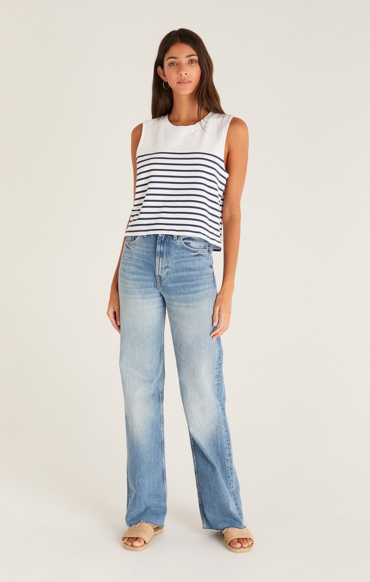 Sloane Stripe Terry Tank sold by Z Supply product image thumbnail 4