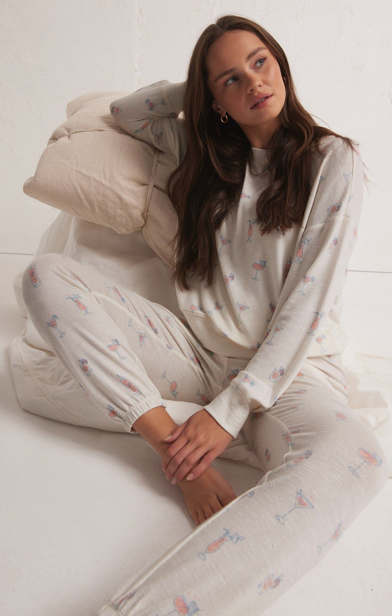 Happy Hour Cocktails Long Sleeve Top sold by Z Supply product image thumbnail 5