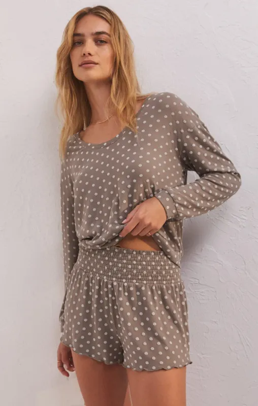 Coco Dot Long Sleeve Top sold by Z Supply