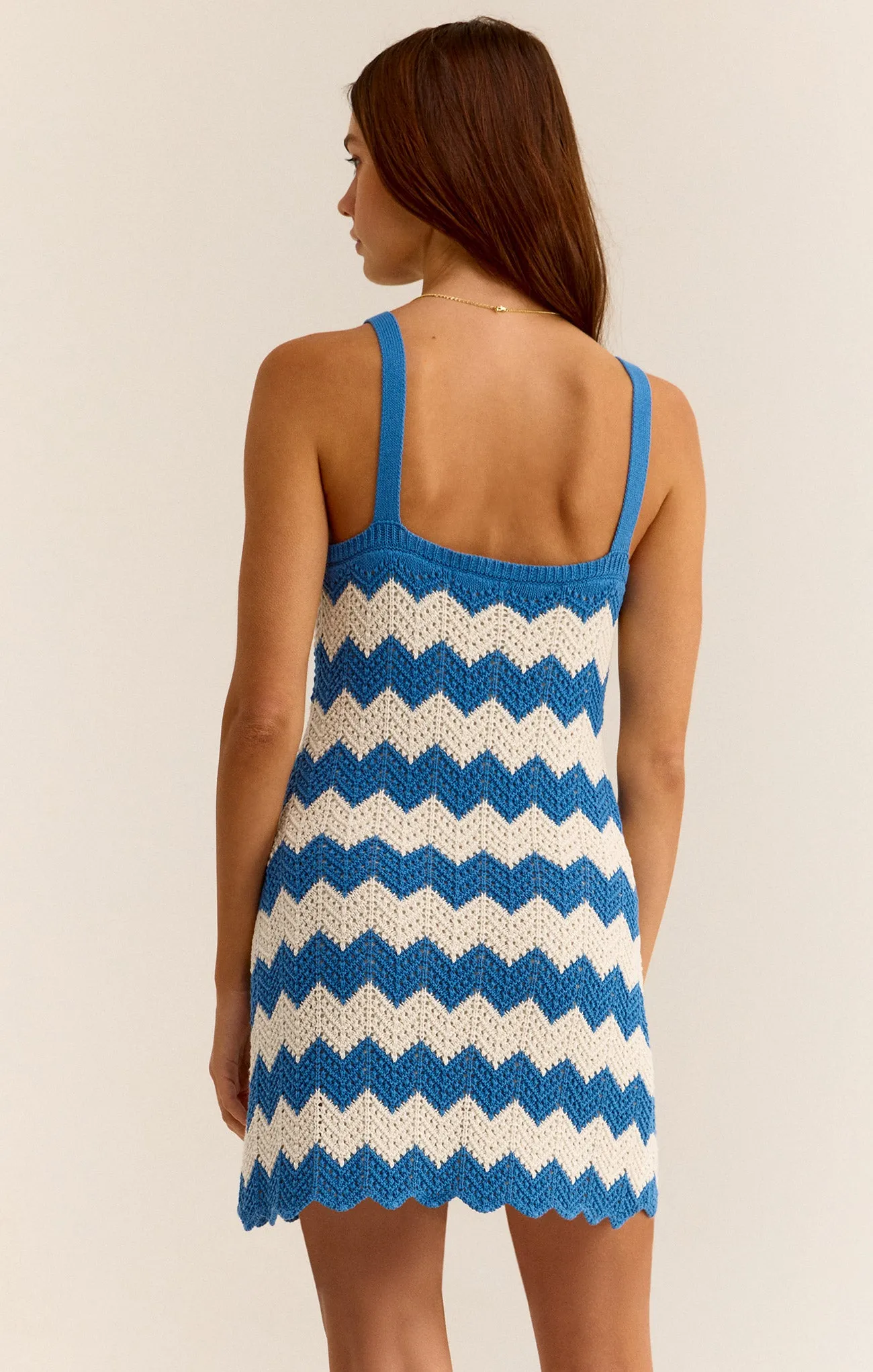 Allure Stripe Crochet Mini Dress sold by Z Supply product image thumbnail 4