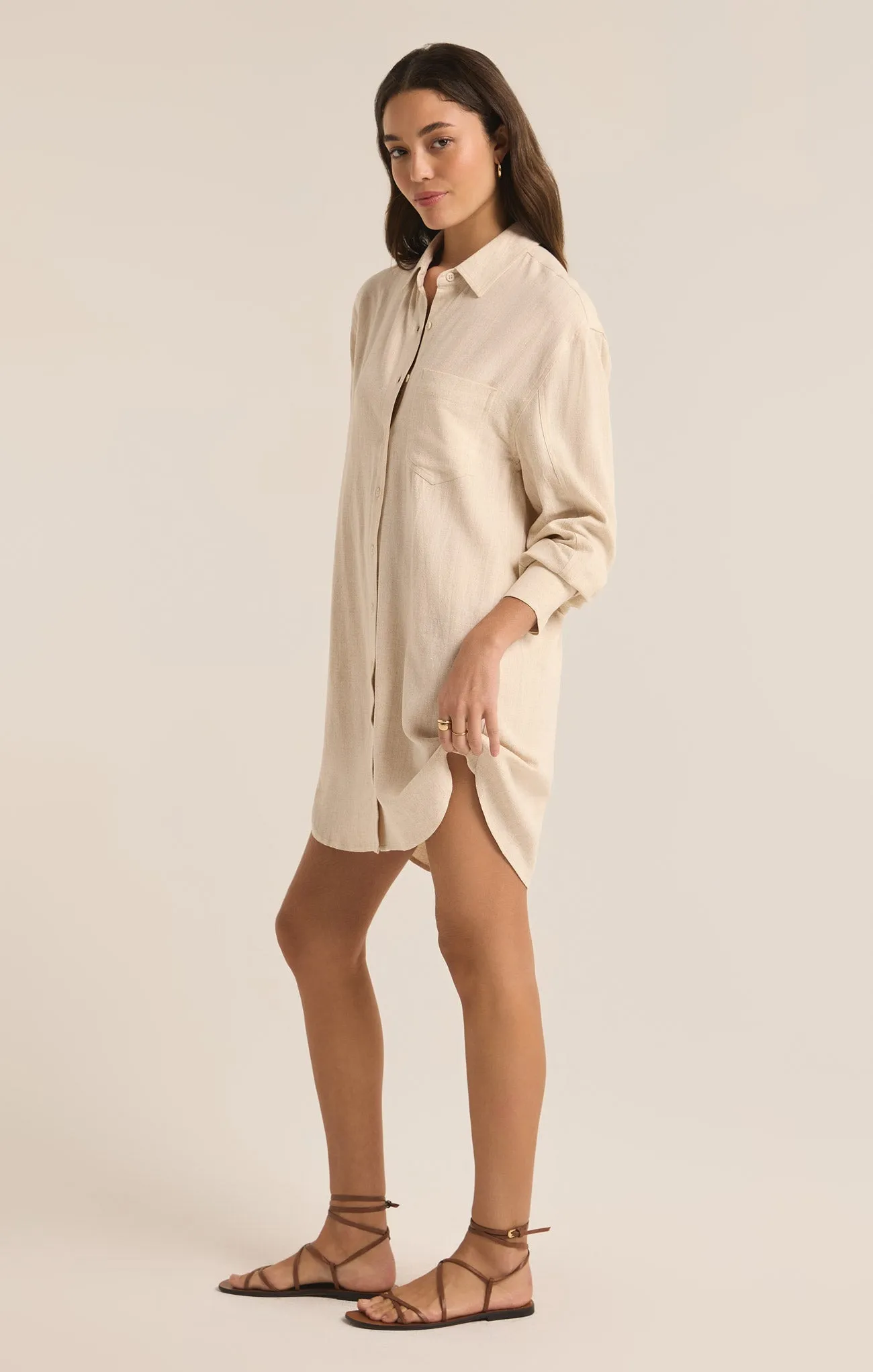 Dover Linen Mini Dress sold by Z Supply product image thumbnail 5