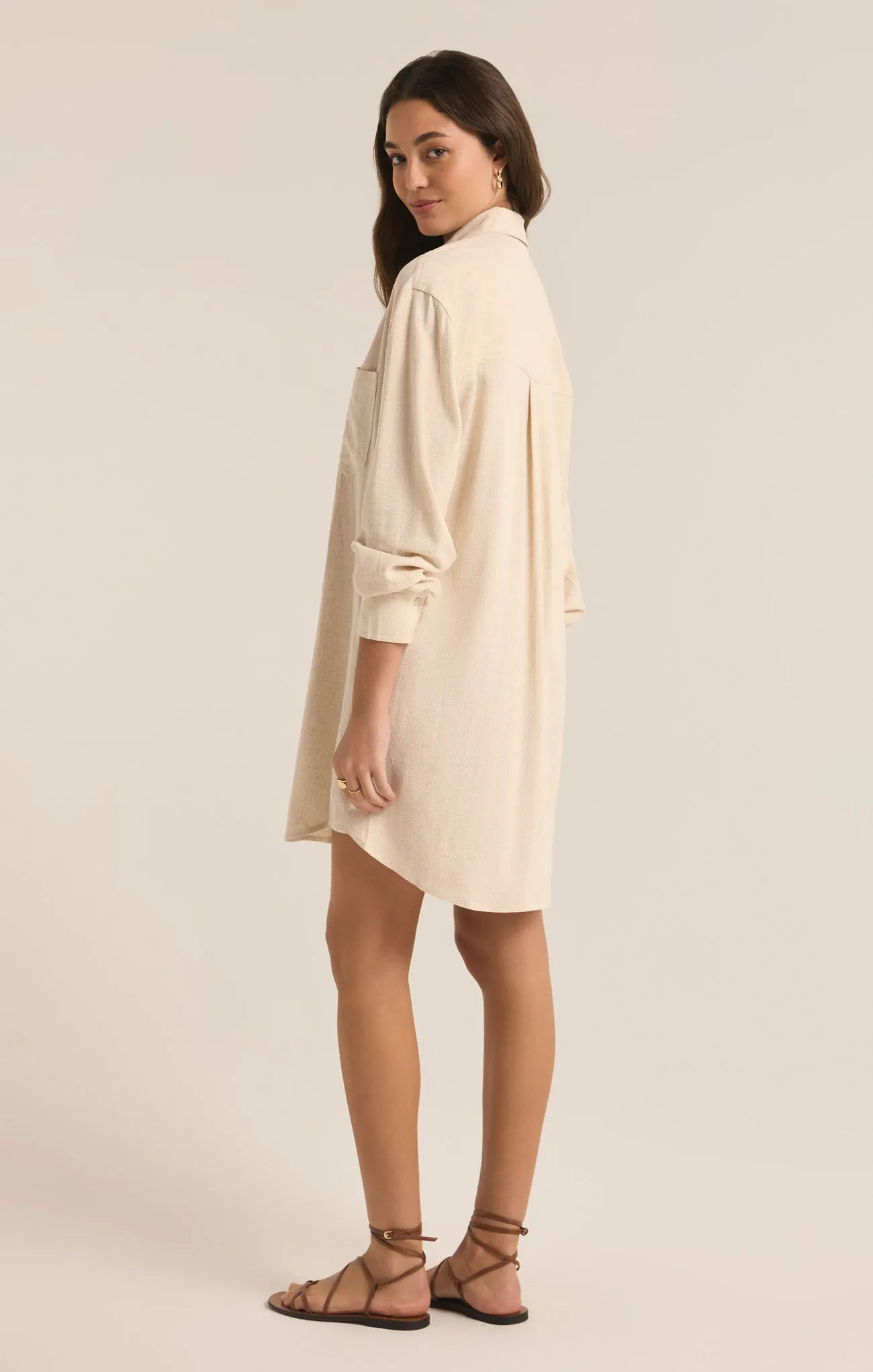 Dover Linen Mini Dress sold by Z Supply product image thumbnail 4