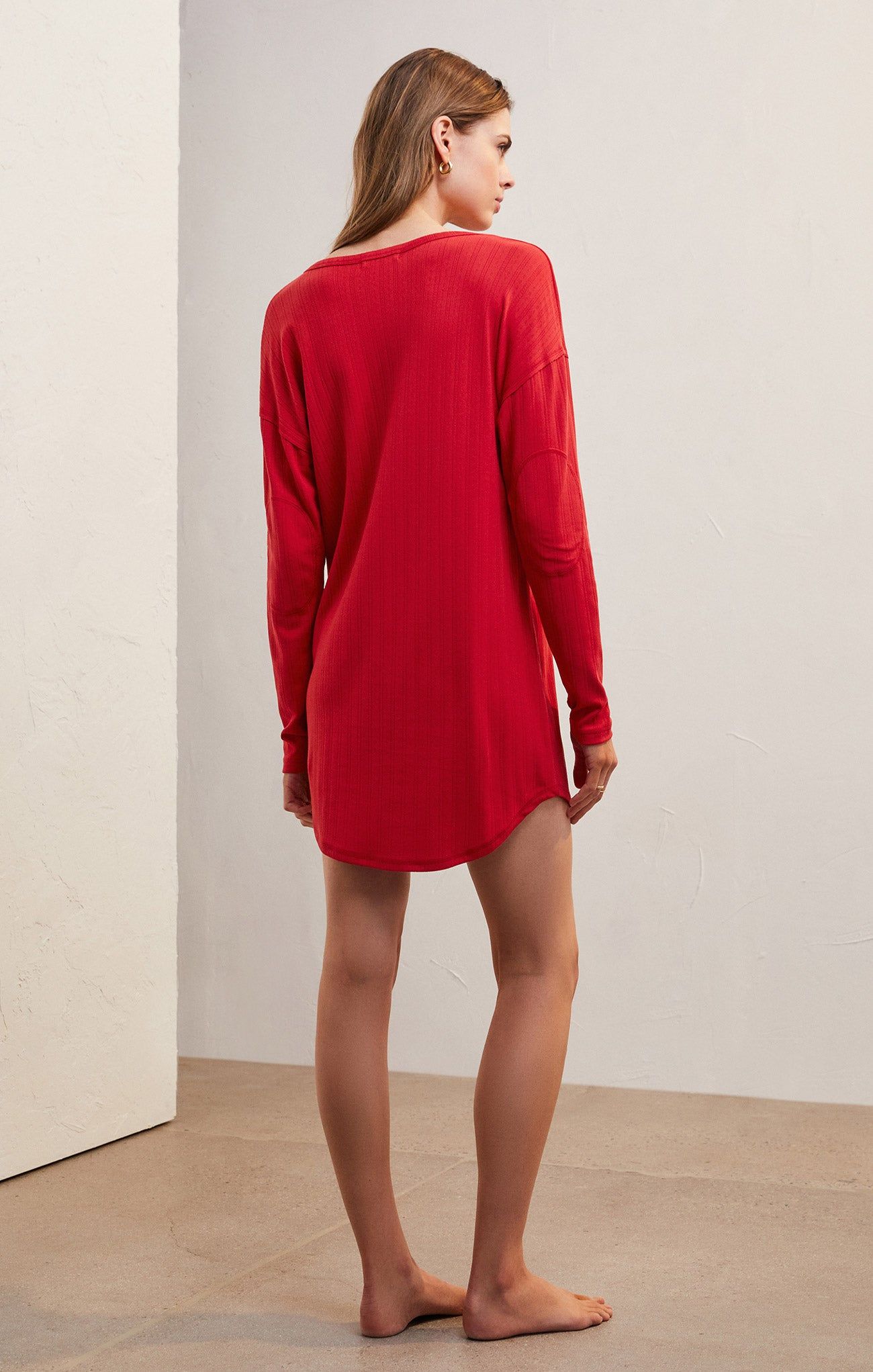 Laurel Pointelle Long Sleeve Nightshirt sold by Z Supply product image thumbnail 2