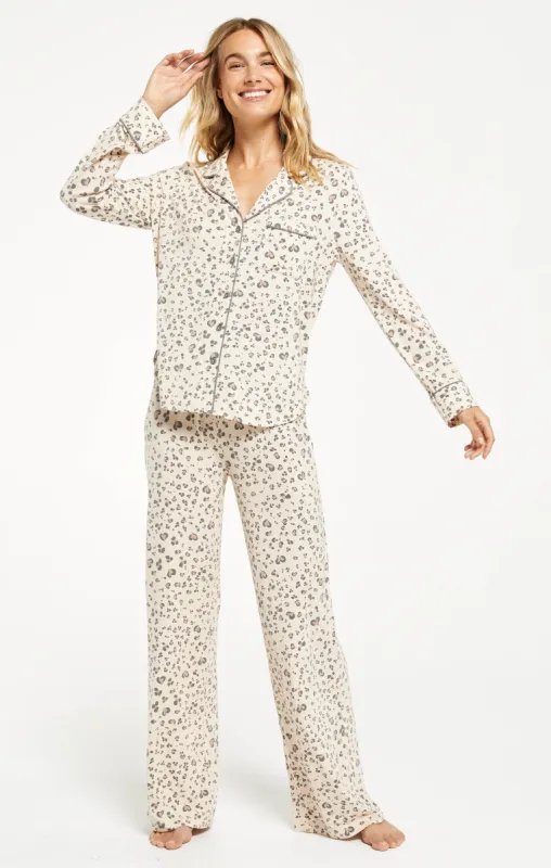 Softest Leopard Modal PJ Set sold by Z Supply