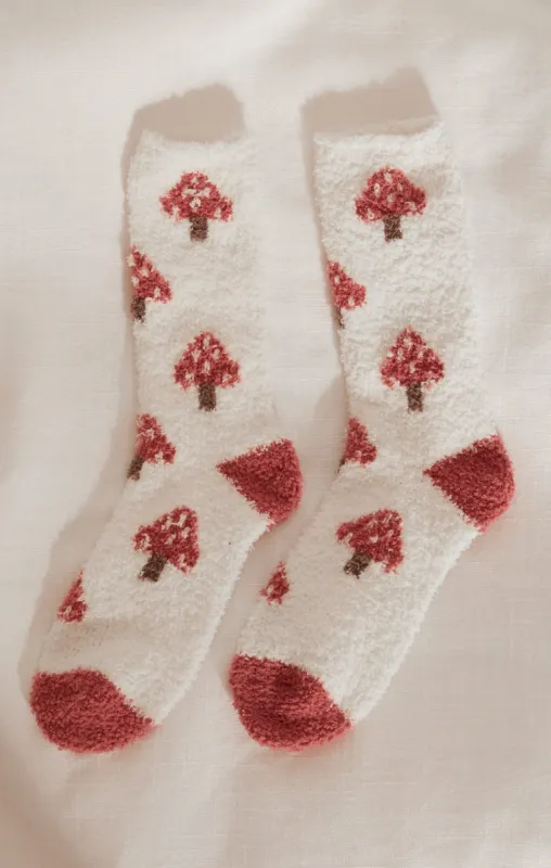 Mushroom Plush Socks sold by Z Supply