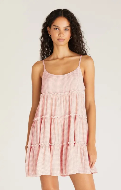Carina Gingham Mini Dress sold by Z Supply