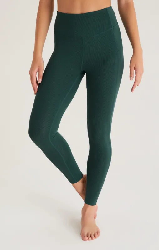 Real Deal Rib 7/8 Legging sold by Z Supply