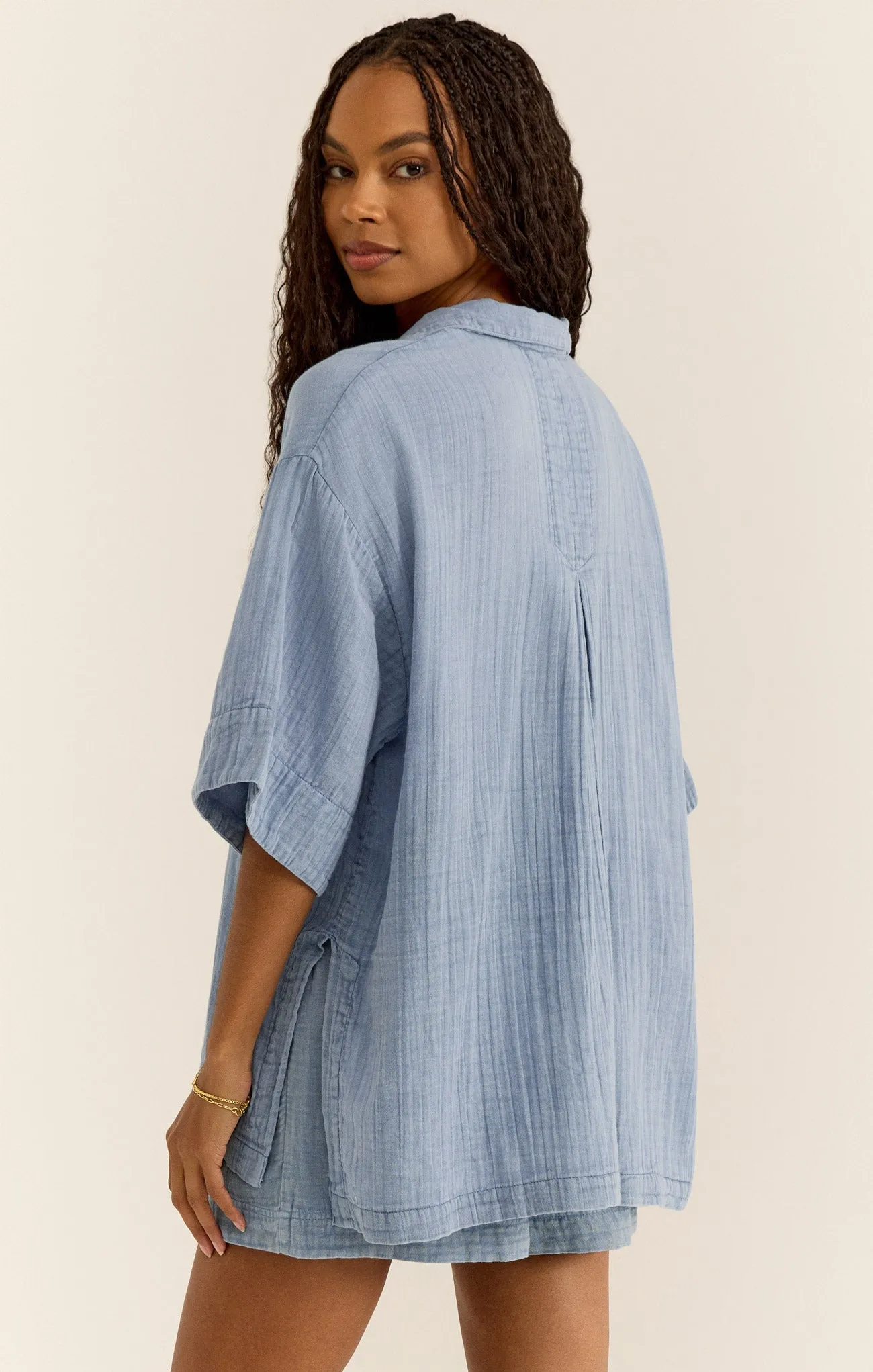 Wave Breaker Gauze Shirt sold by Z Supply product image thumbnail 4