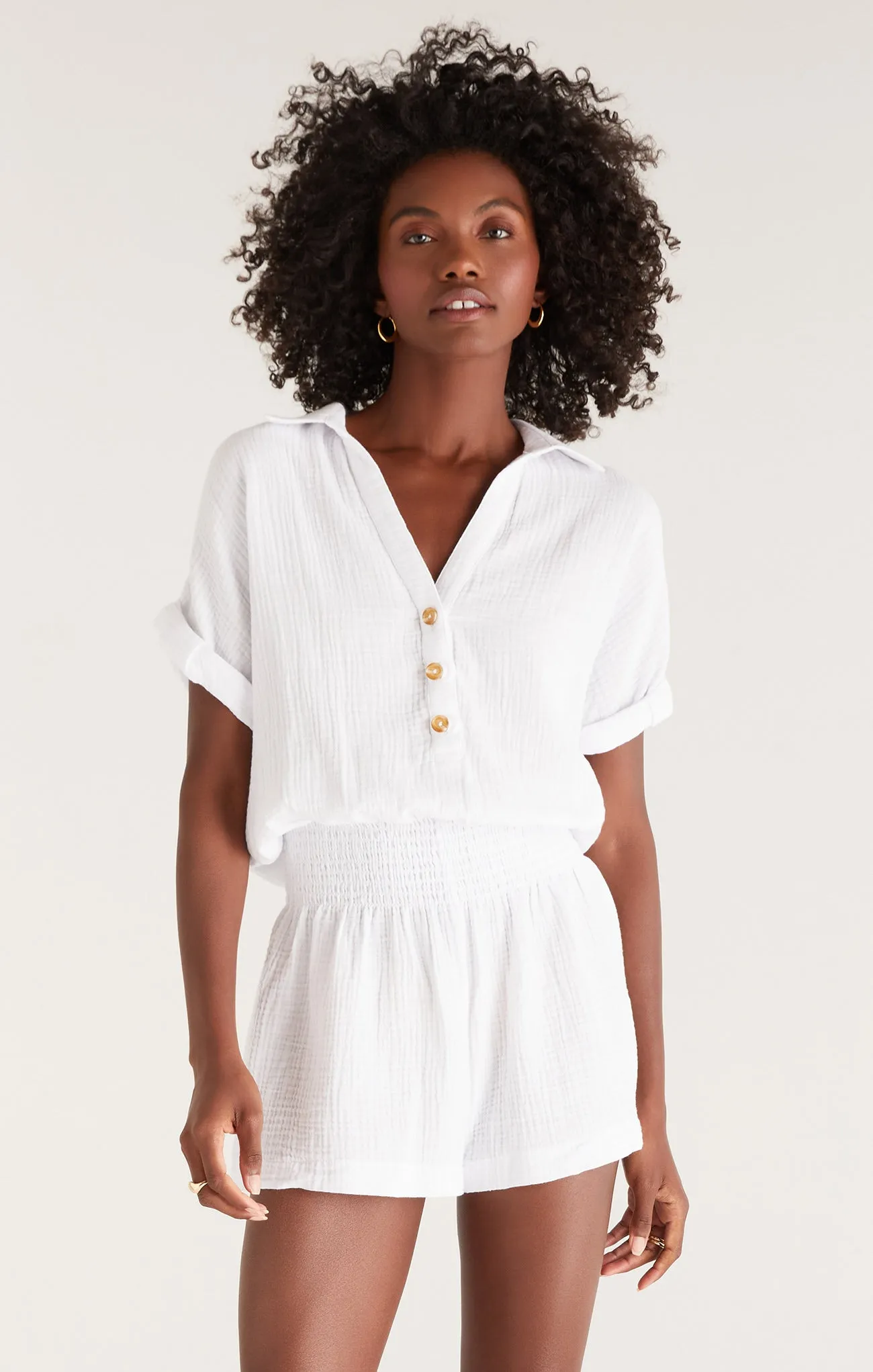 Suntide Gauze Romper sold by Z Supply product image thumbnail 5