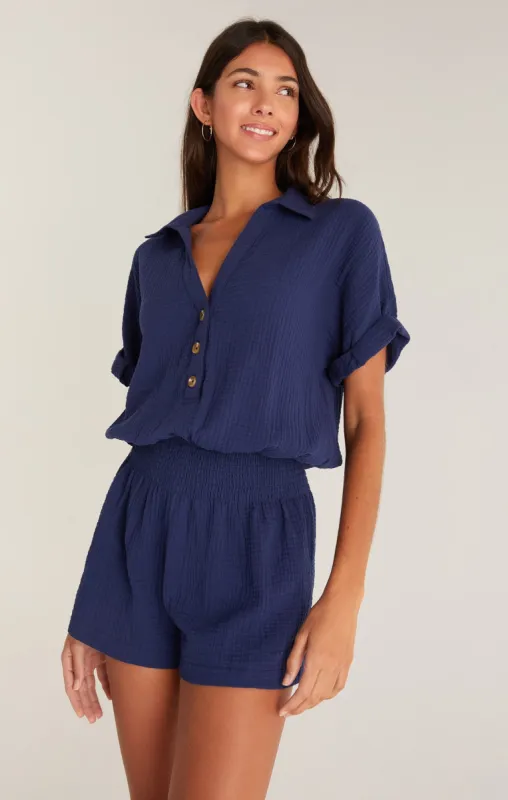 Suntide Gauze Romper sold by Z Supply