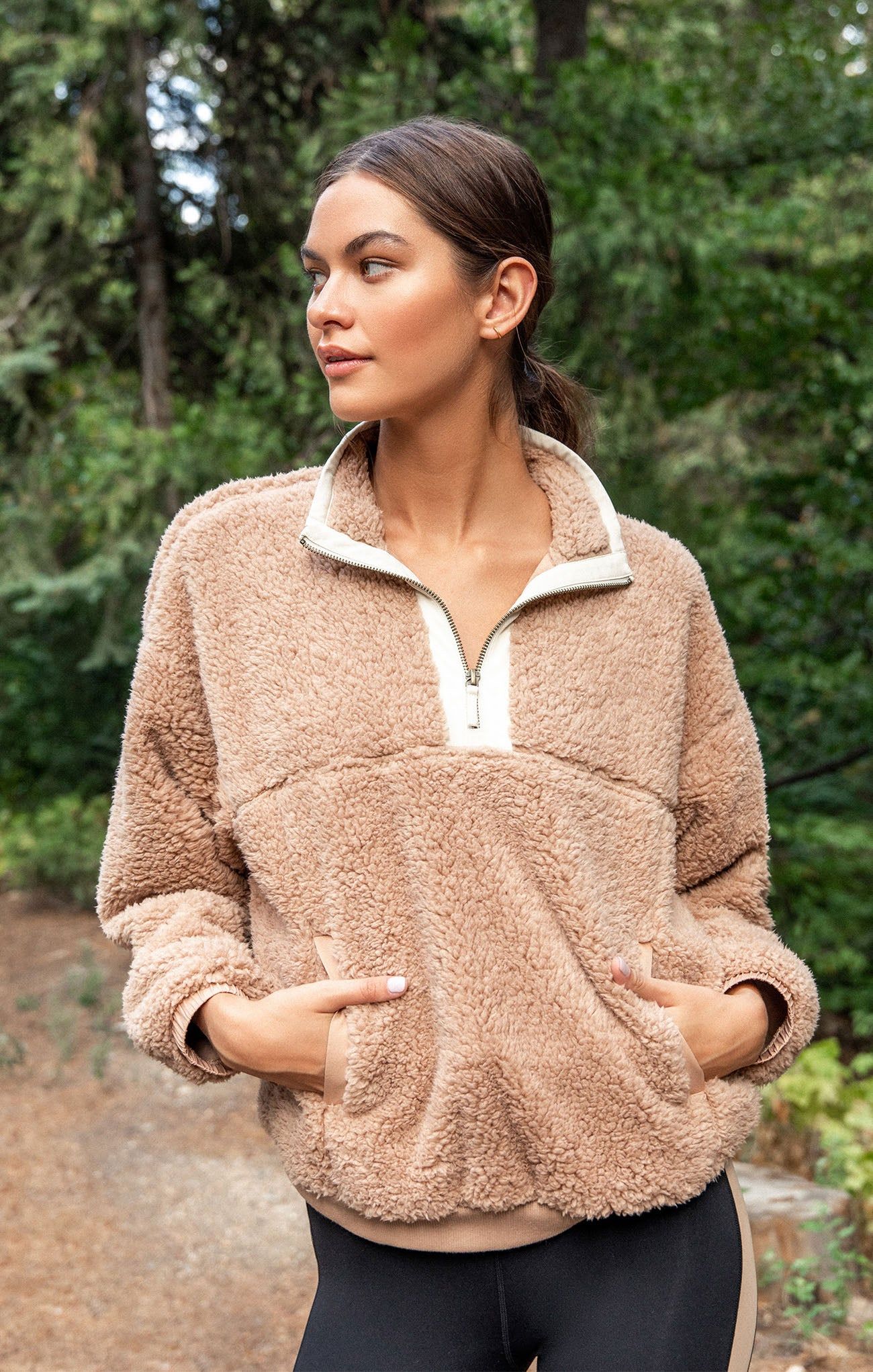 Climber Color Block Sherpa Pullover sold by Z Supply product image thumbnail 7