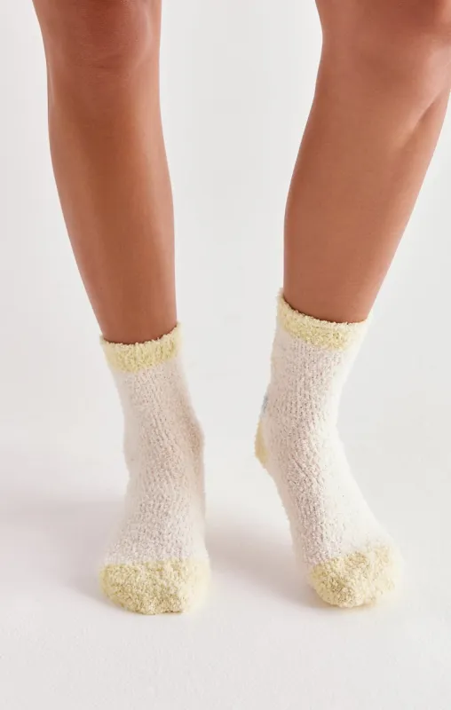 Sunflower Plush Socks sold by Z Supply