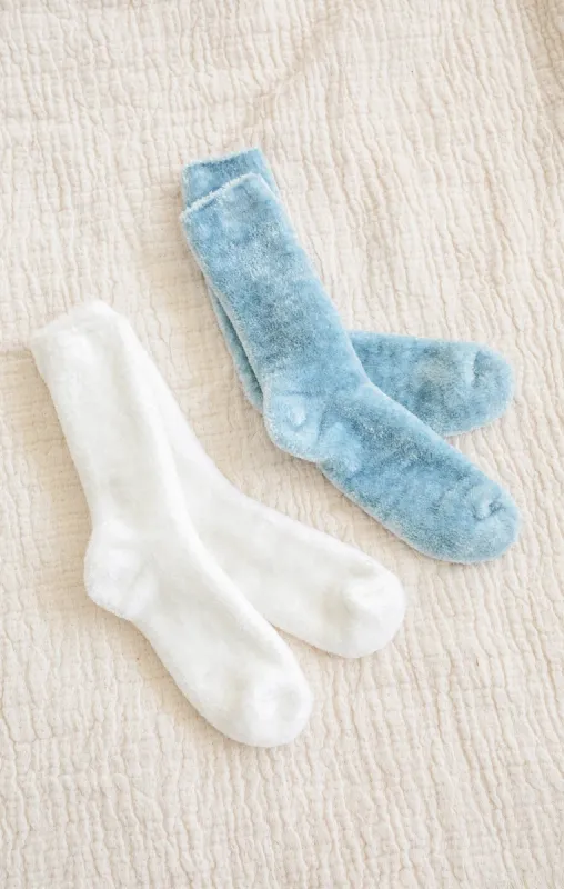Chenille Plush Socks (2-Pack) sold by Z Supply