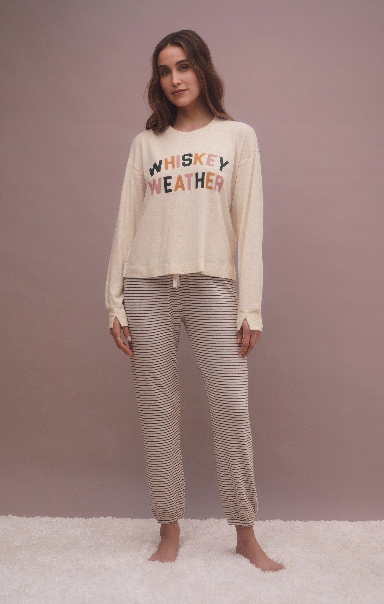 Chill Whiskey Long Sleeve Tee sold by Z Supply product image thumbnail 4