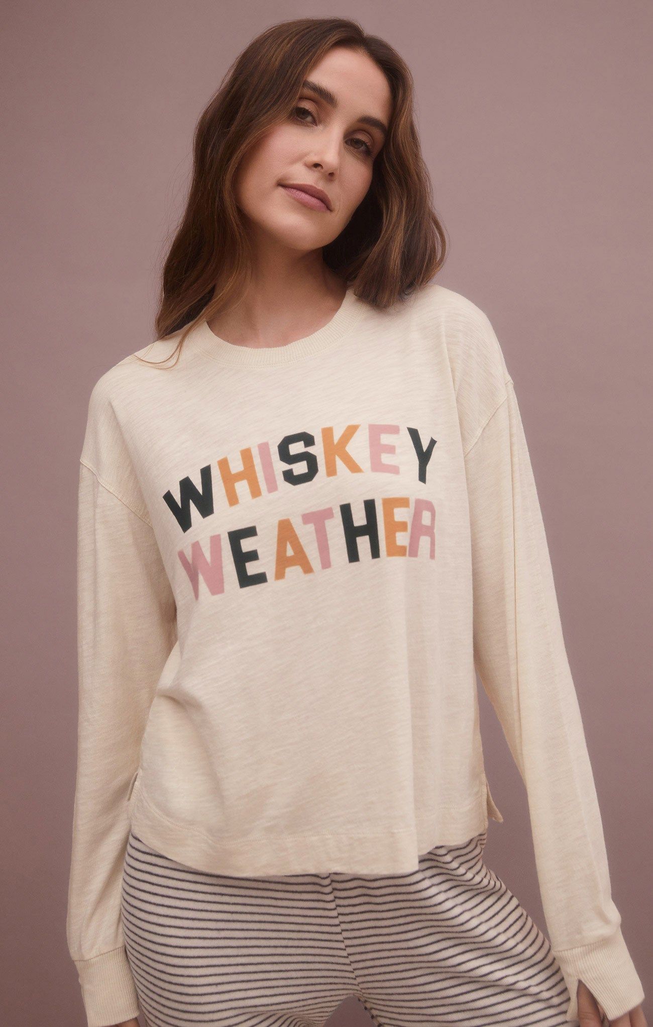 Chill Whiskey Long Sleeve Tee sold by Z Supply product image thumbnail 3