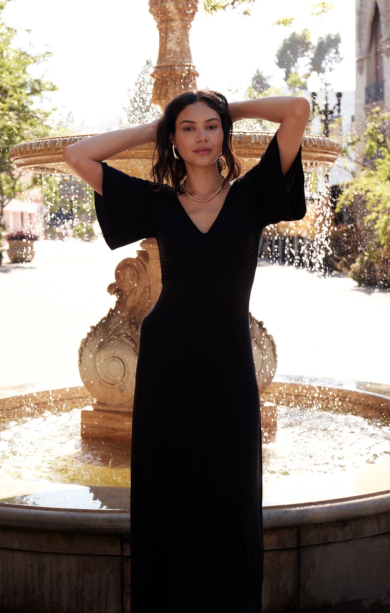 Kara Flutter Sleeve Midi Dress sold by Z Supply product image thumbnail 11