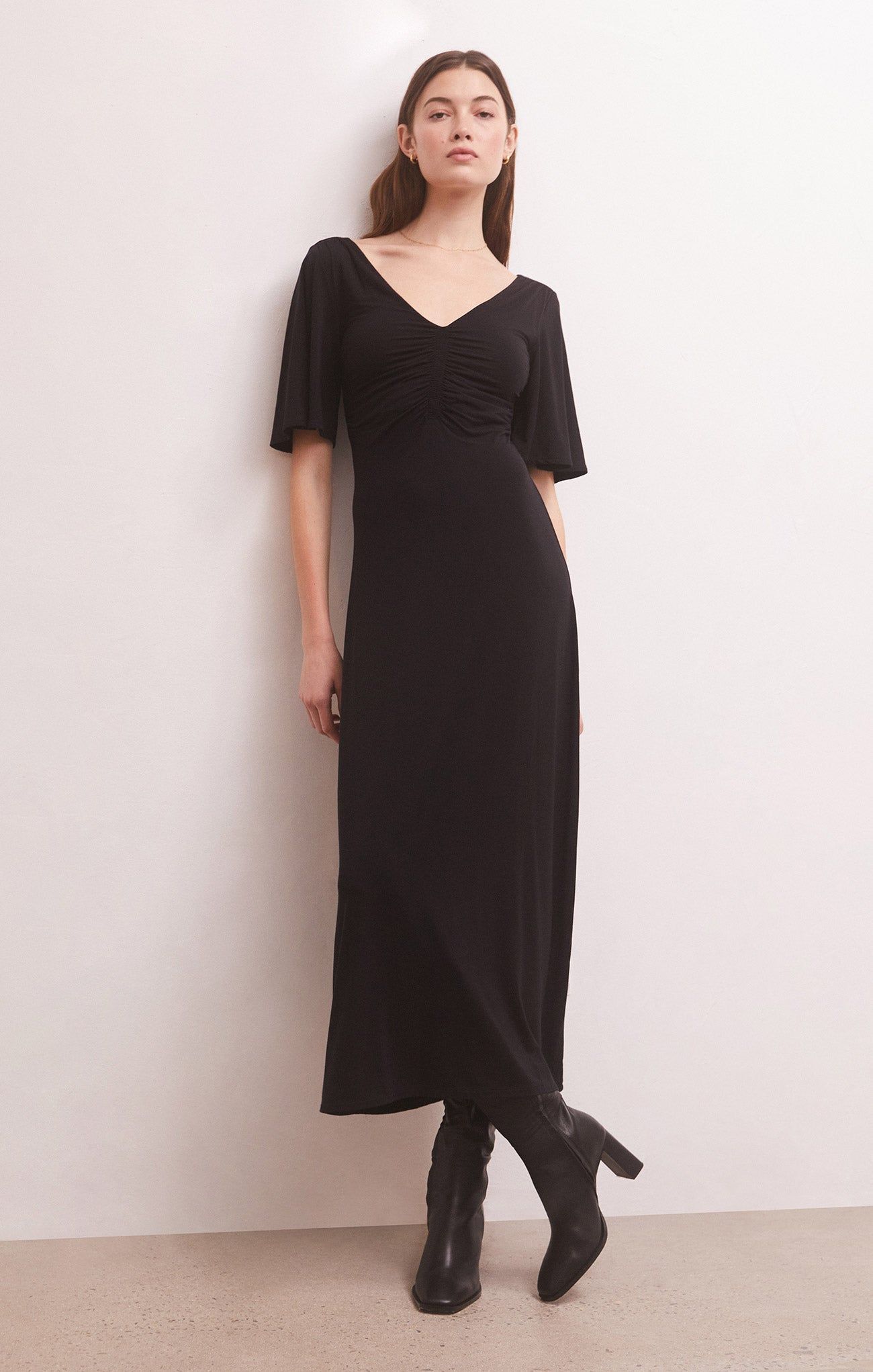 Kara Flutter Sleeve Midi Dress sold by Z Supply product image thumbnail 5