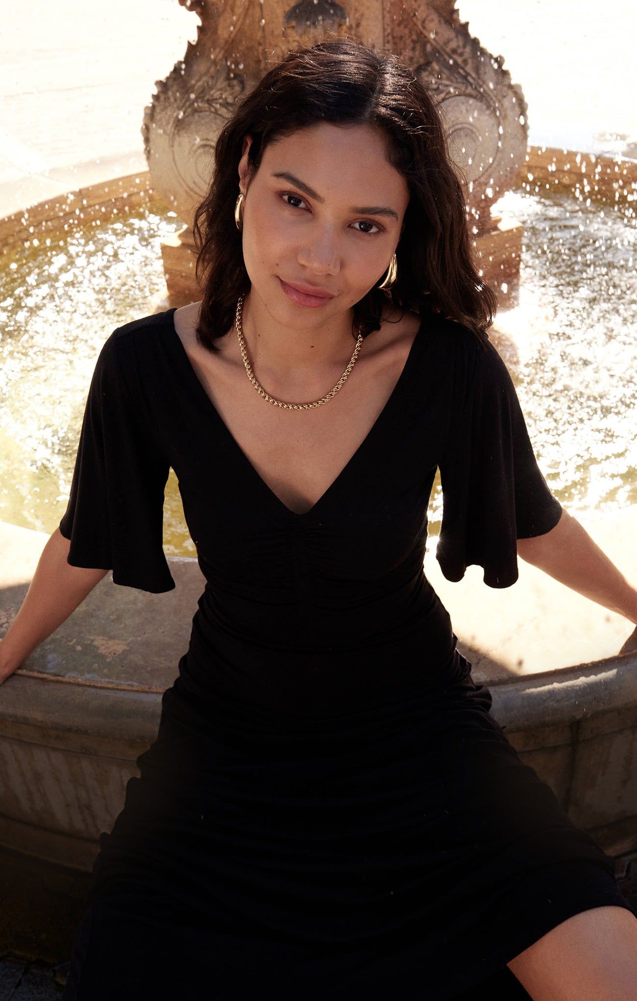 Kara Flutter Sleeve Midi Dress sold by Z Supply product image thumbnail 2