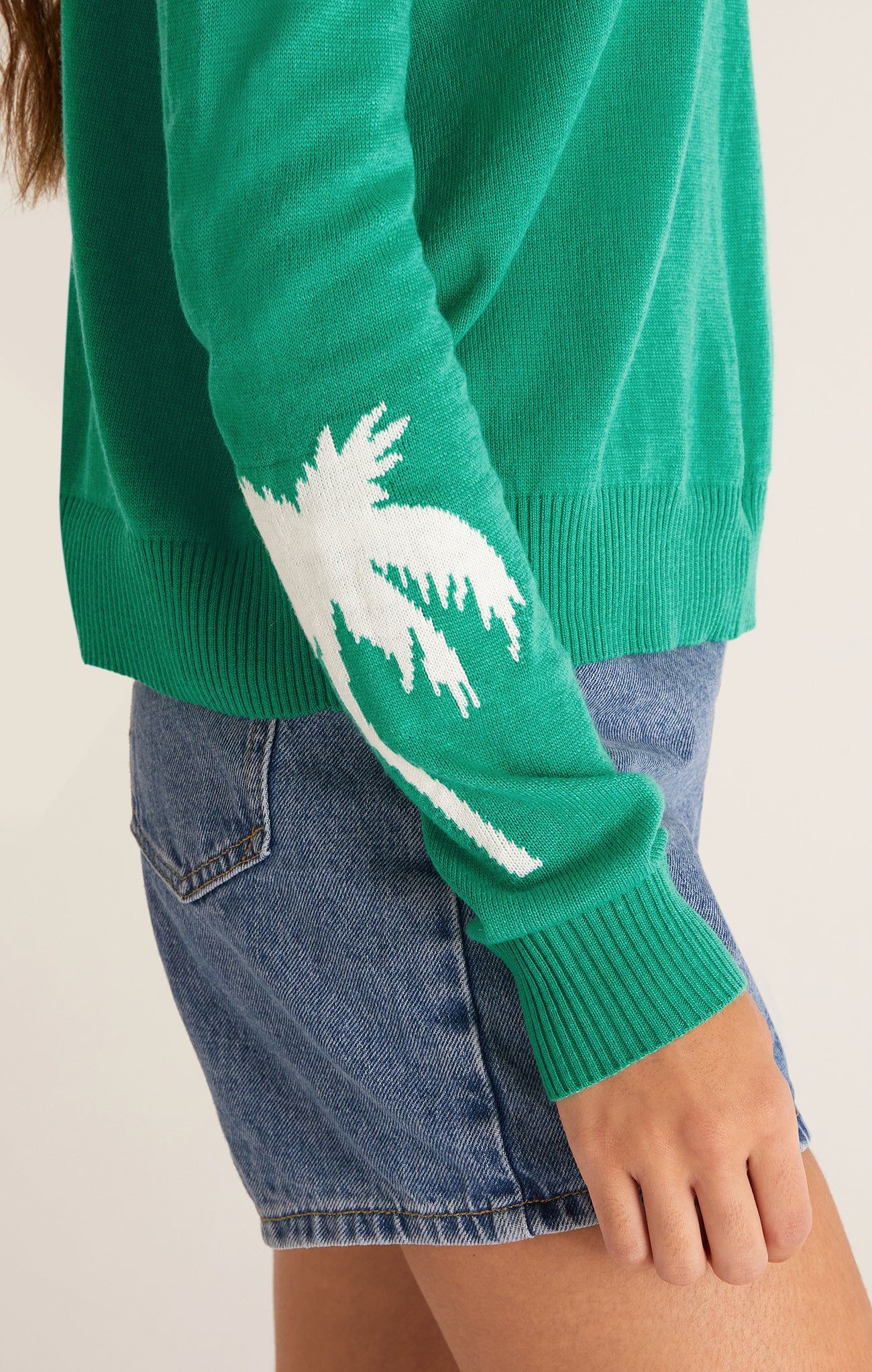 Larisa Palm Tree Sweater sold by Z Supply product image thumbnail 2