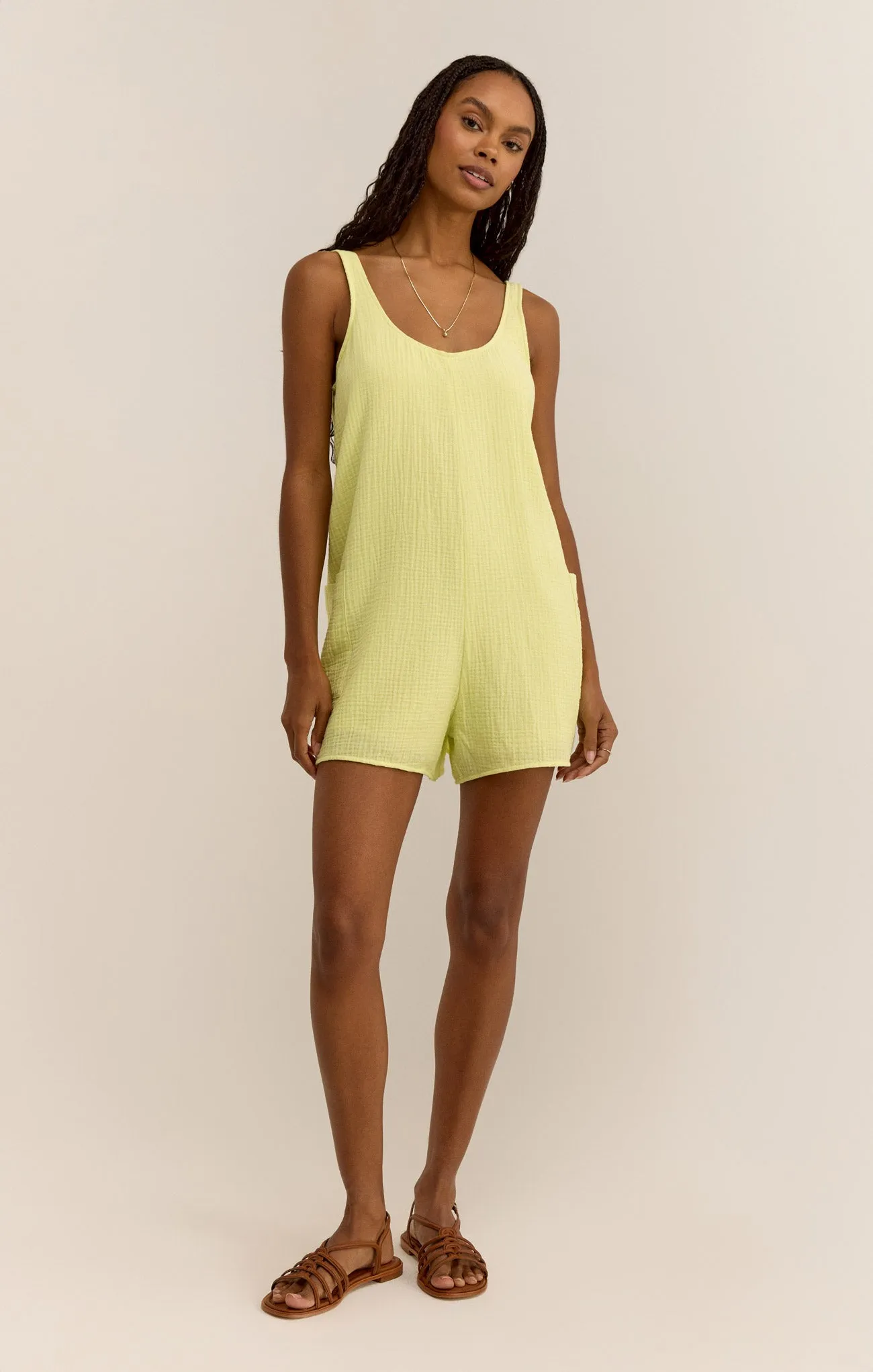 Calibri Gauze Romper sold by Z Supply product image thumbnail 4
