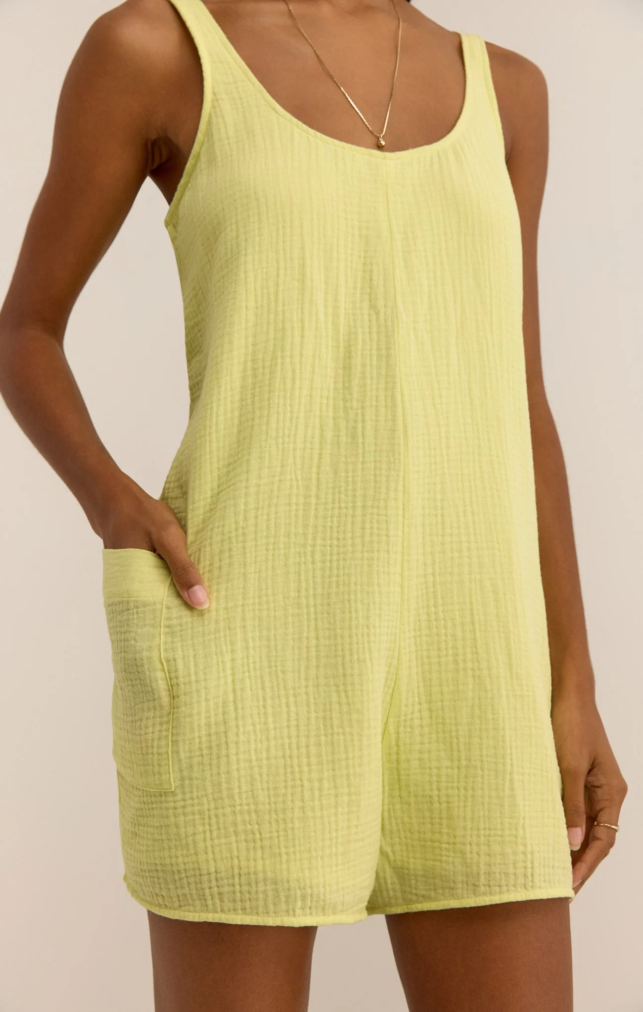 Calibri Gauze Romper sold by Z Supply product image thumbnail 5