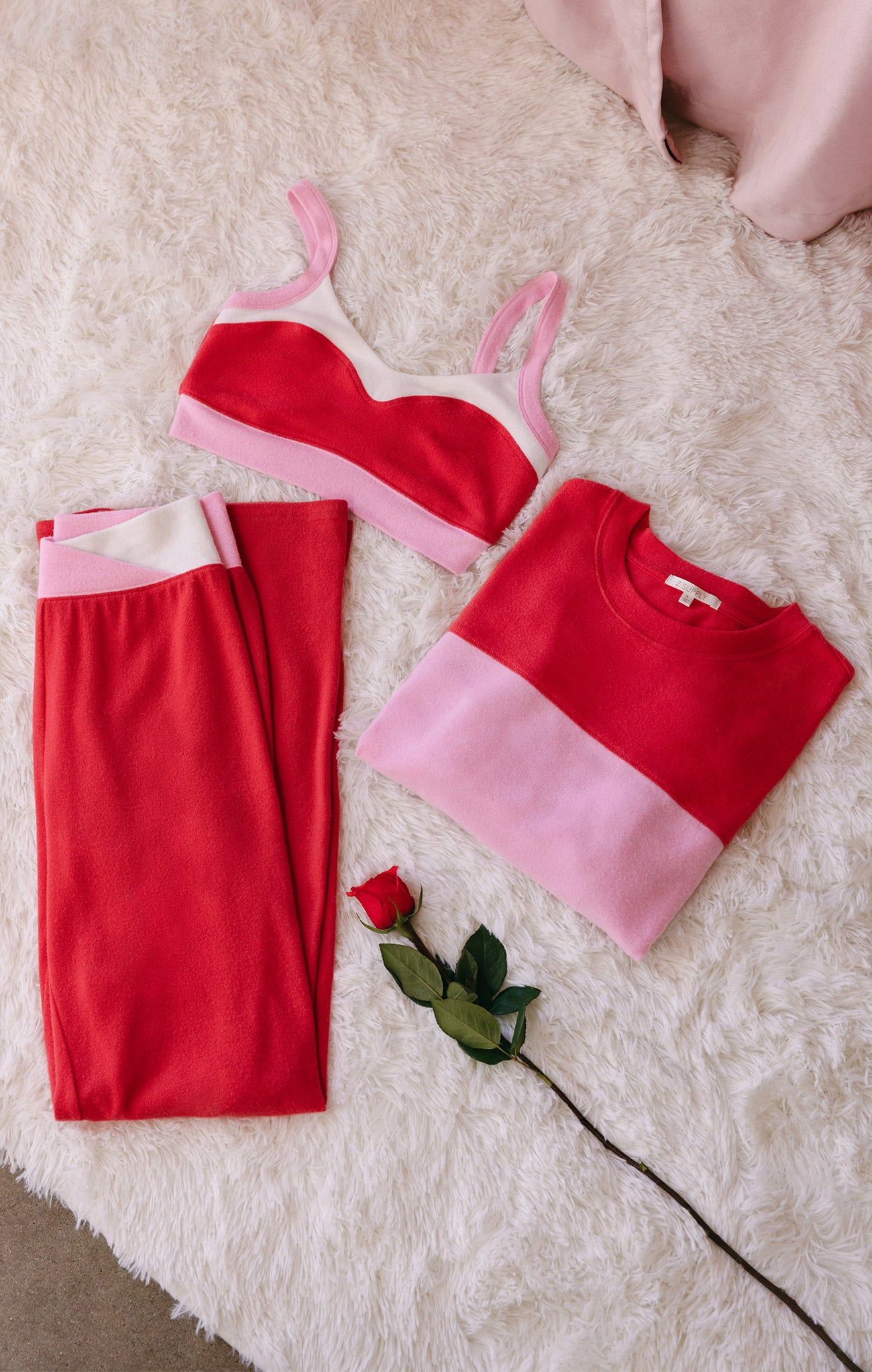 Adore Color Block Tank Bra sold by Z Supply product image thumbnail 4