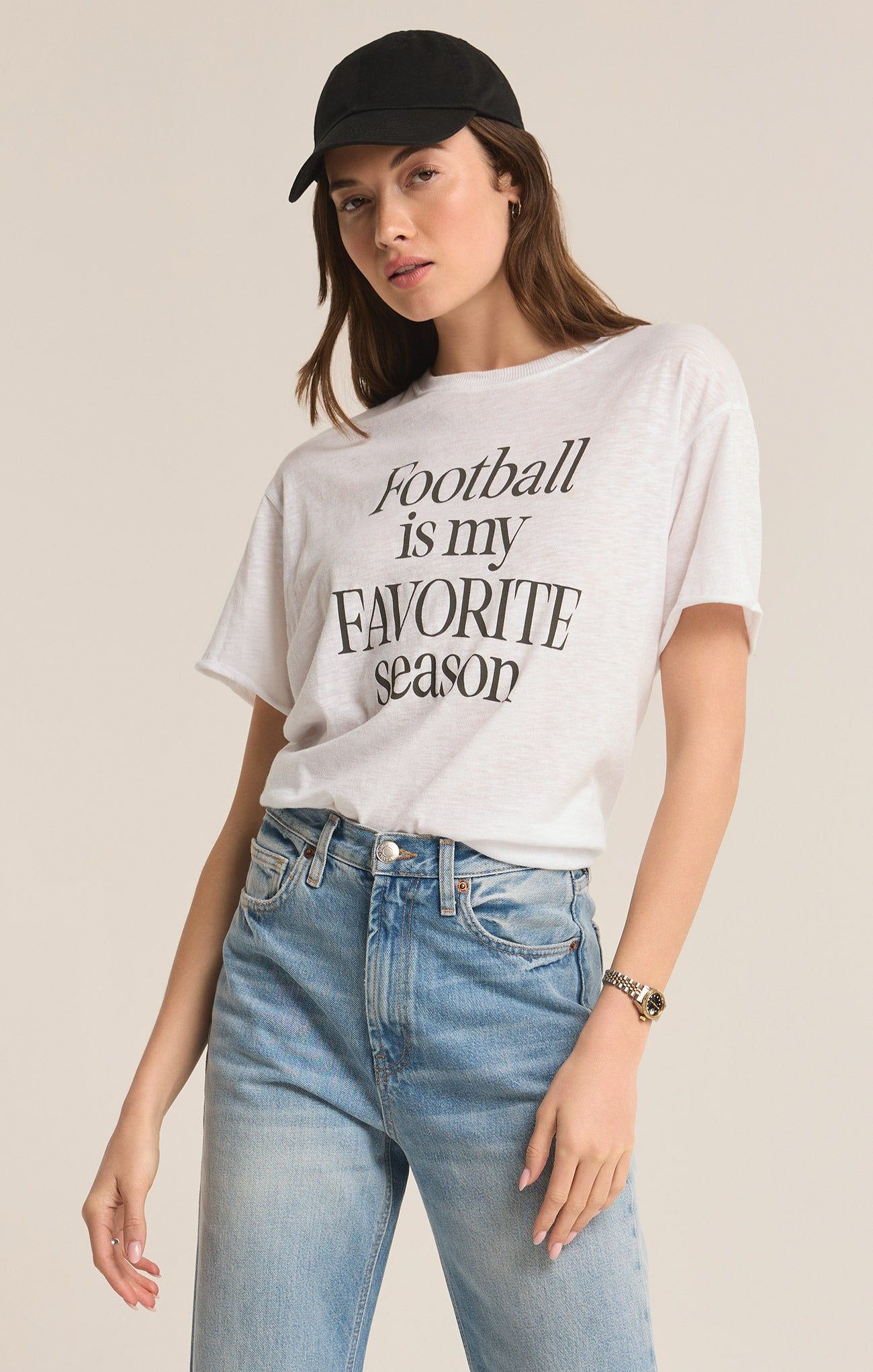 Boyfriend Football Tee sold by Z Supply
