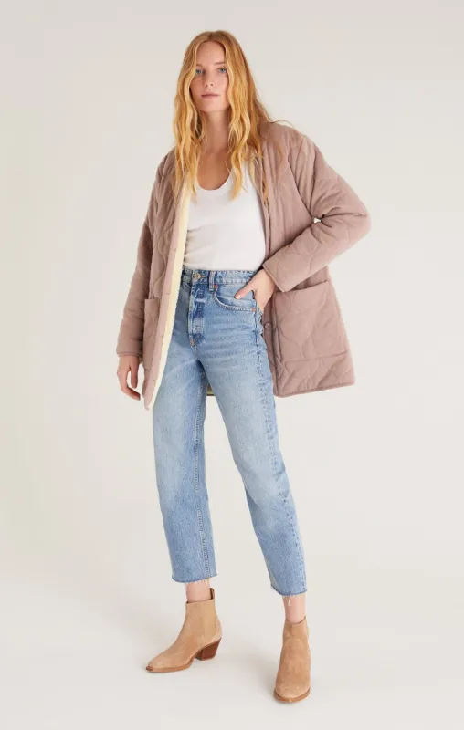 Rana Quilted Reversible Sherpa Jacket sold by Z Supply