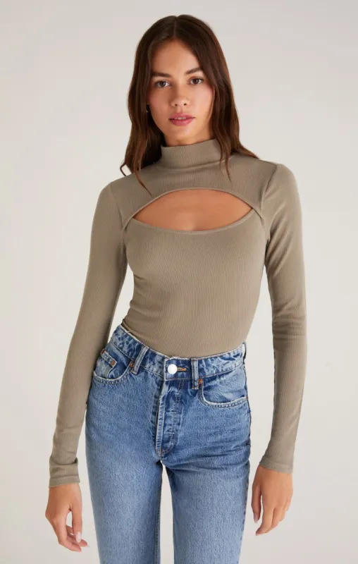 Pandora Rib Cut Out Top sold by Z Supply