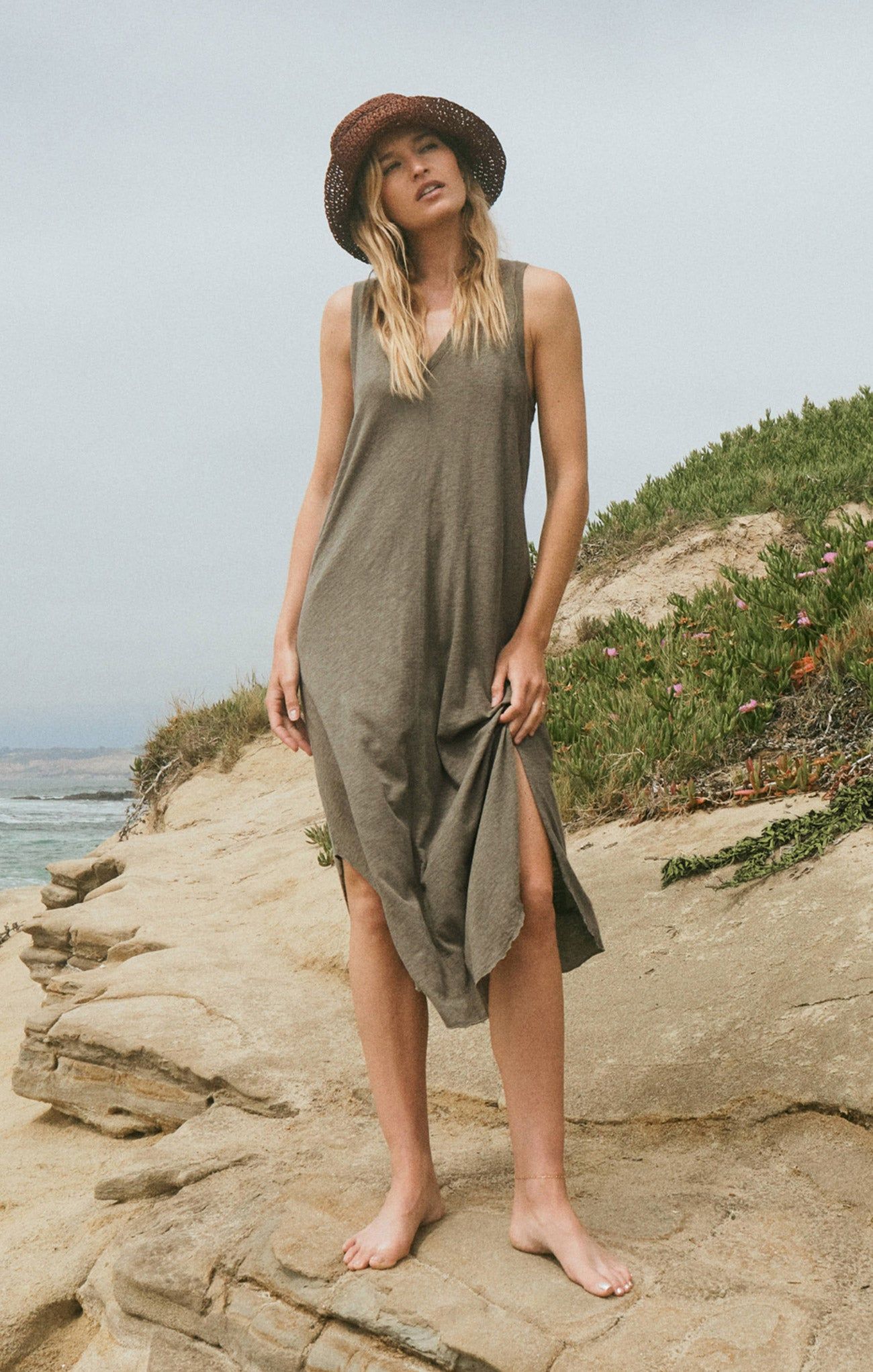 Reverie Slub Midi Dress sold by Z Supply